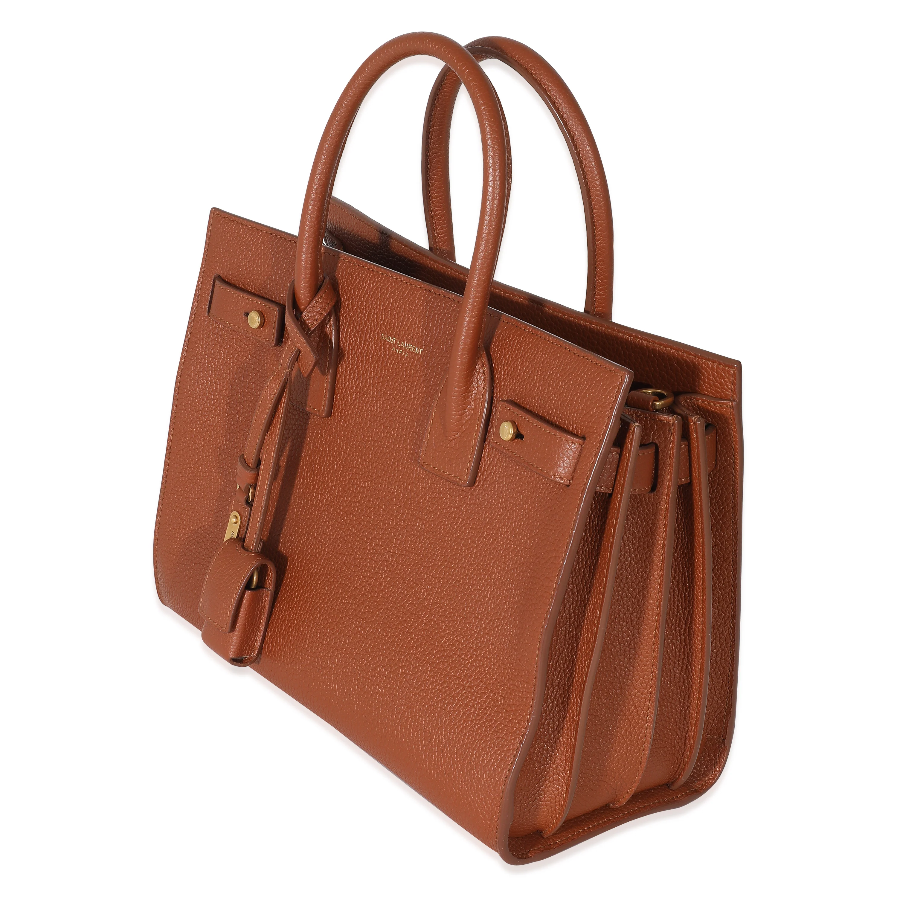 Saint Laurent Brick Grained Supple Leather Baby Sac De Jour - Image 2