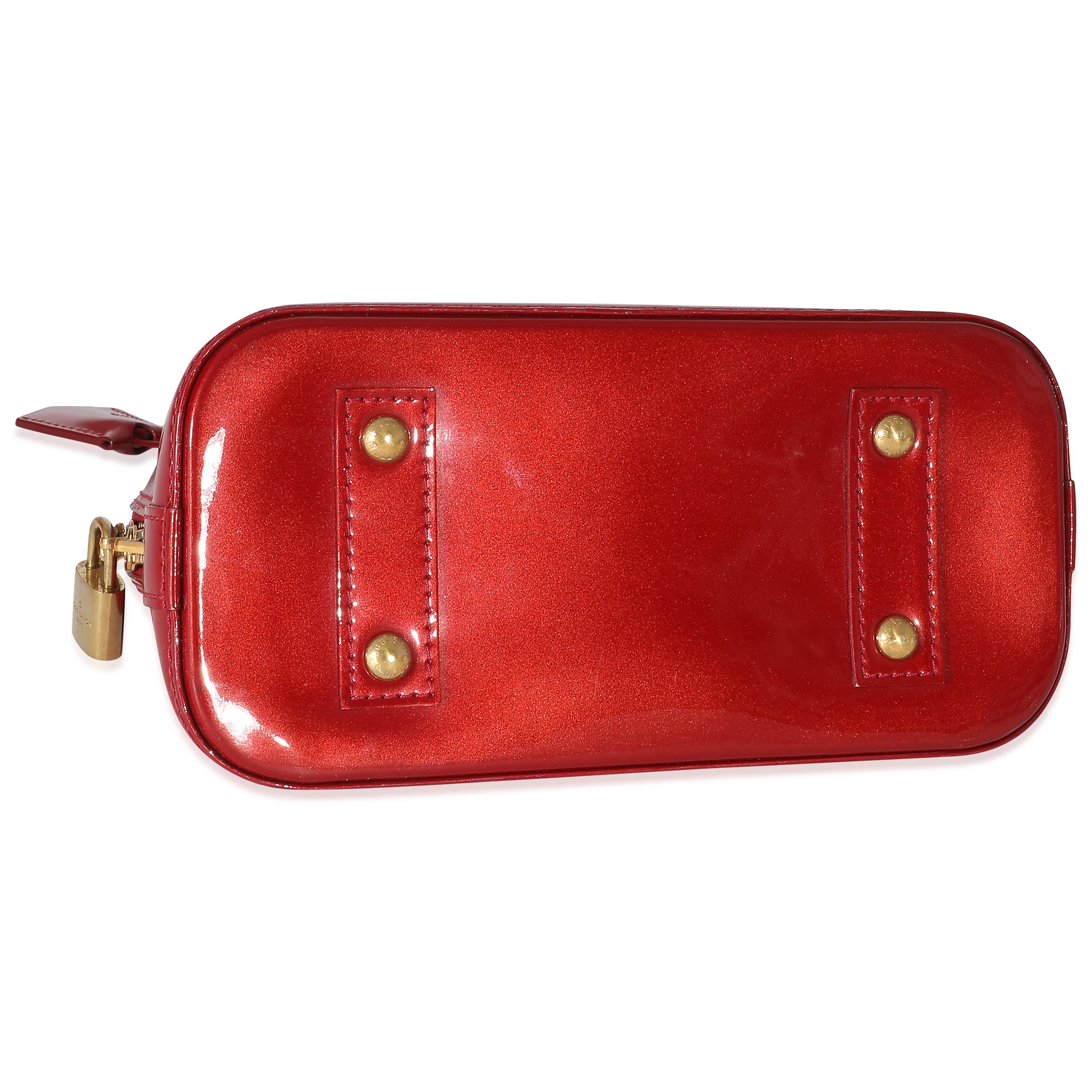 Louis Vuitton Pomme D'Amour Monogram Vernis Alma BB - Image 5