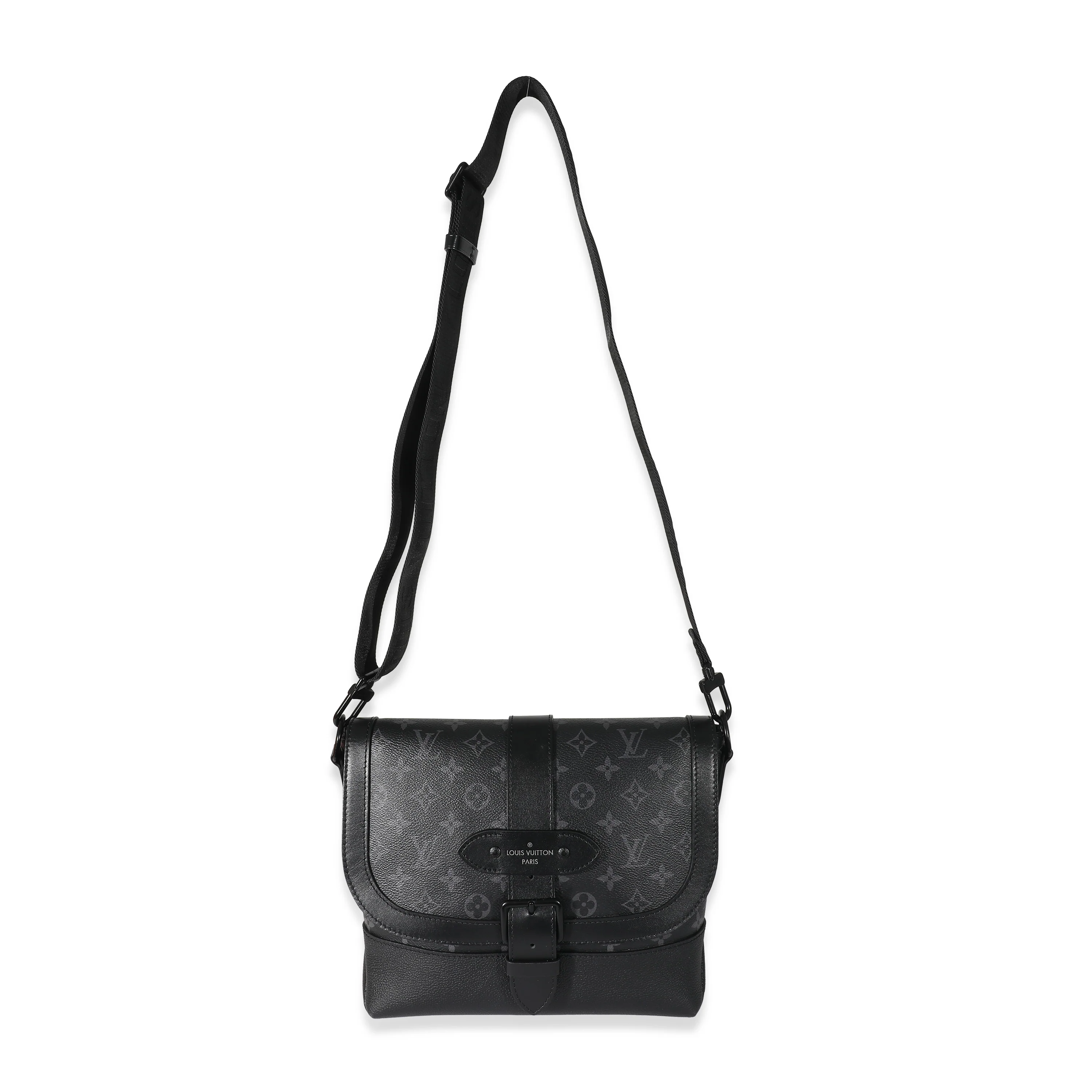 Louis Vuitton Monogram Eclipse Saumur Messenger - Image 4