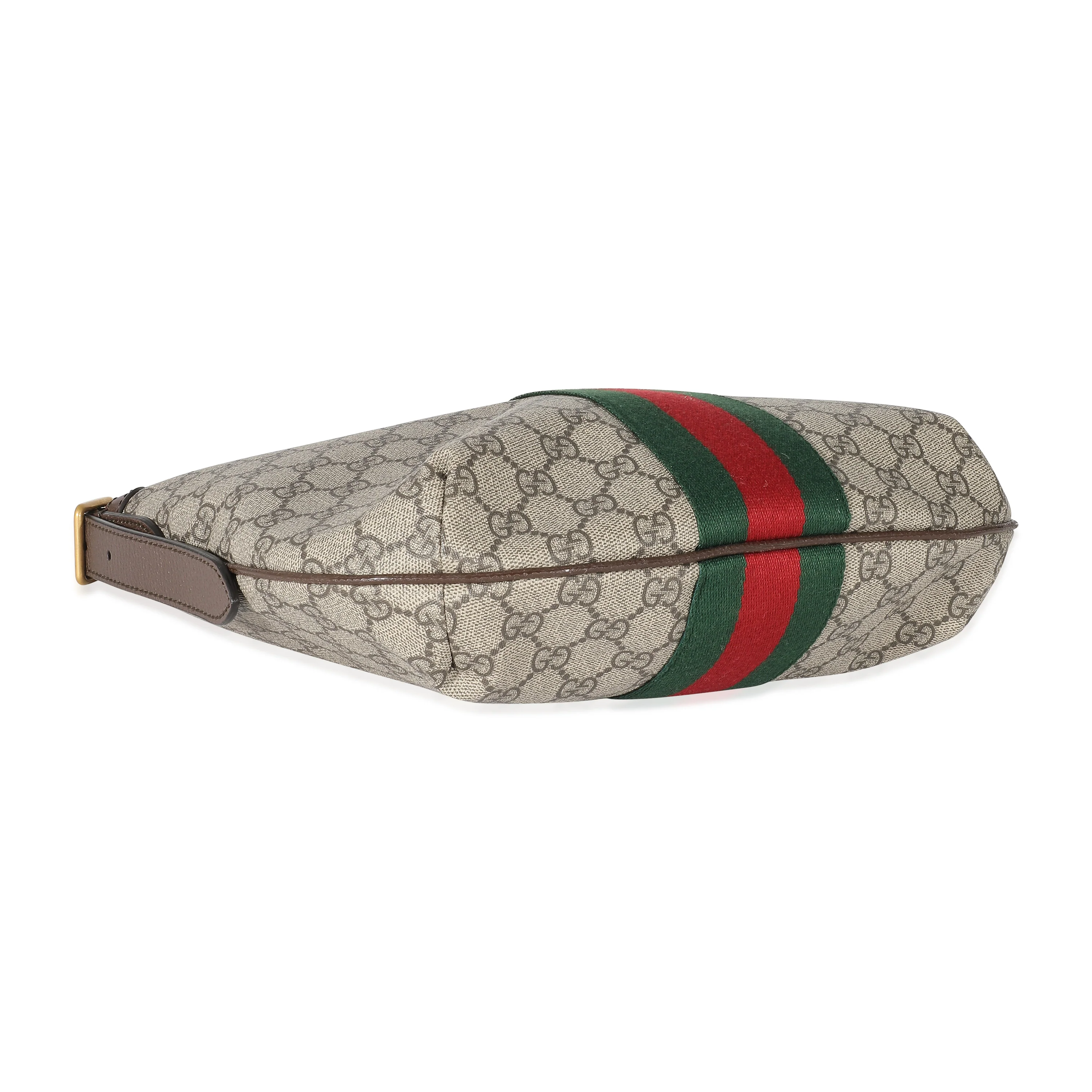 Gucci Beige GG Canvas Ophidia Small Shoulder Bag - Image 6