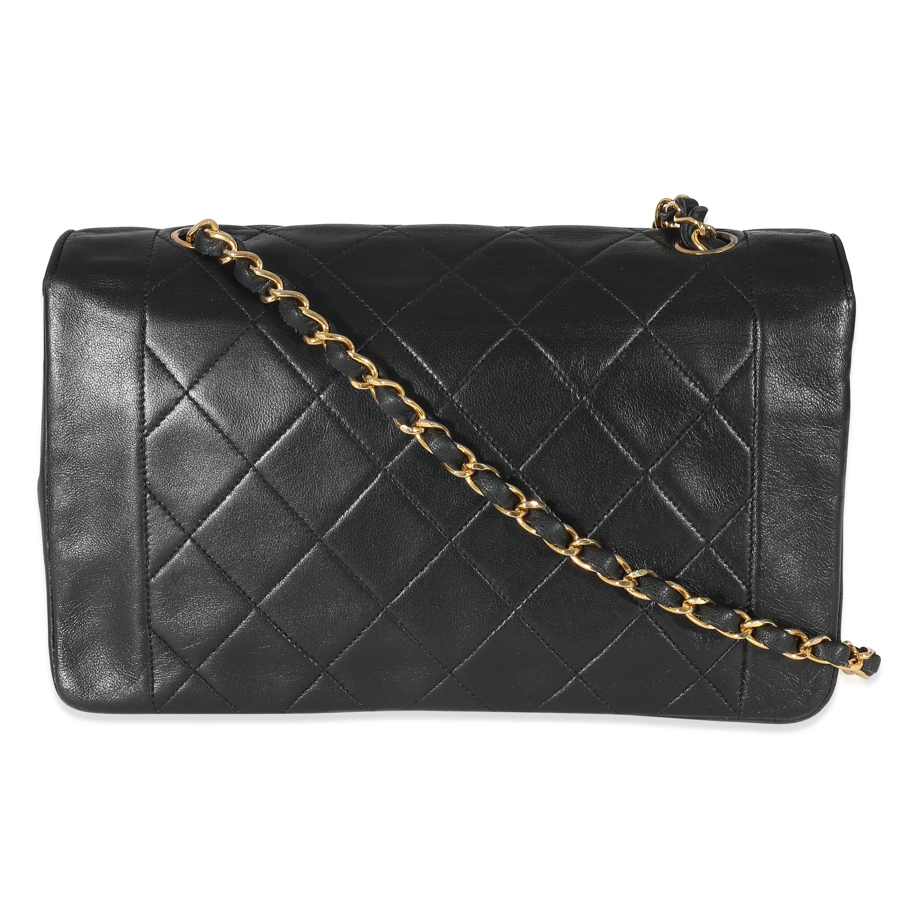 Chanel Black Quilted Lambskin CC Medium Flap Bag - Image 3