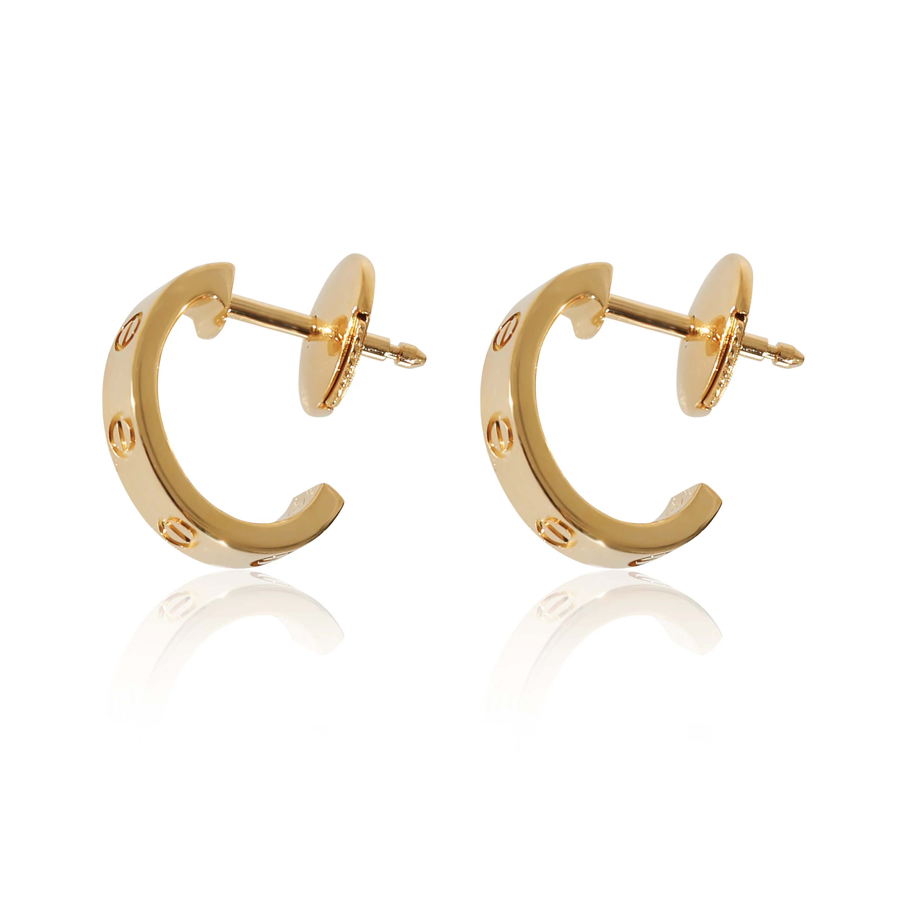 Cartier Love Hoop Earrings in 18K Yellow Gold - Image 2