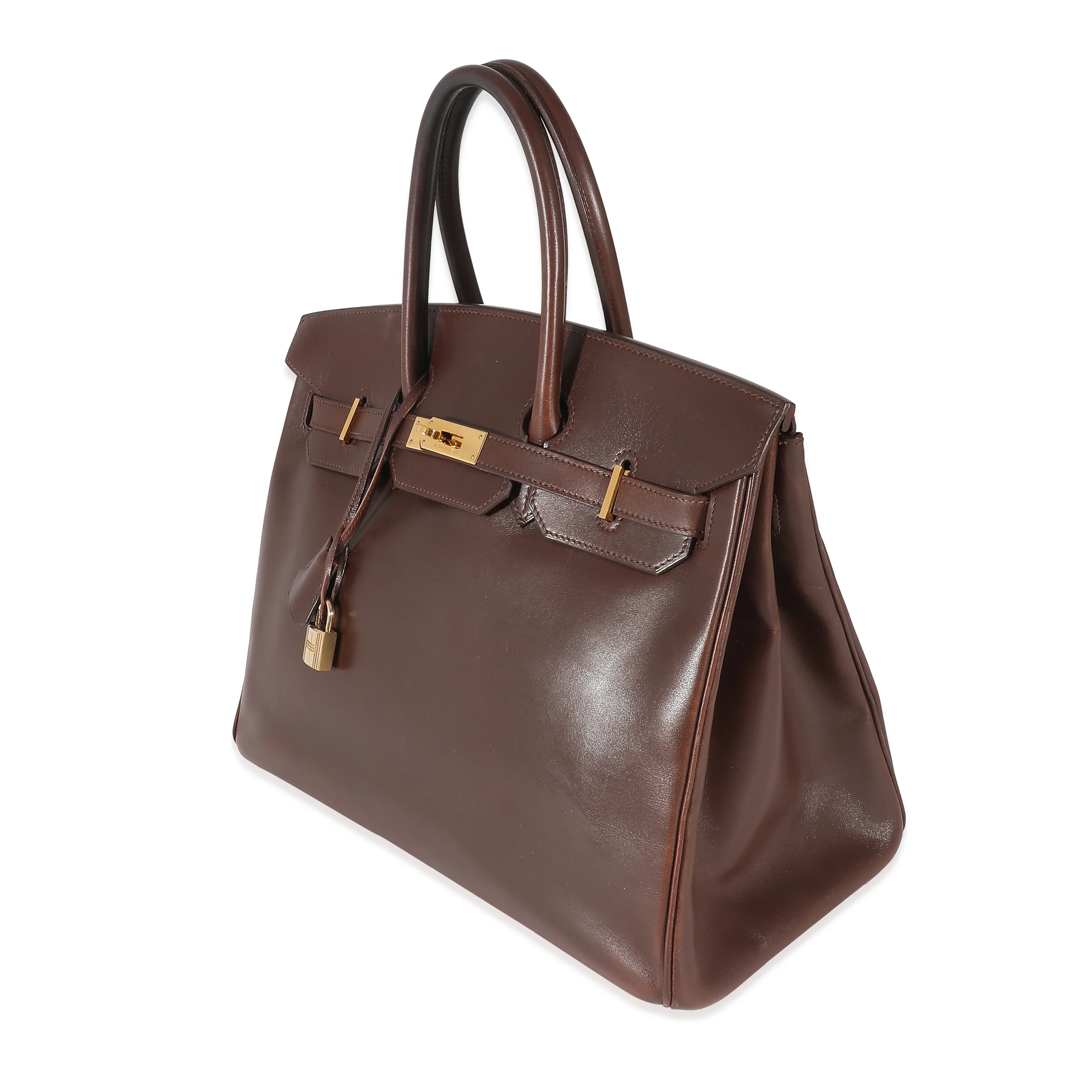 Hermes Chocolate Box Birkin 35 GHW - Image 3