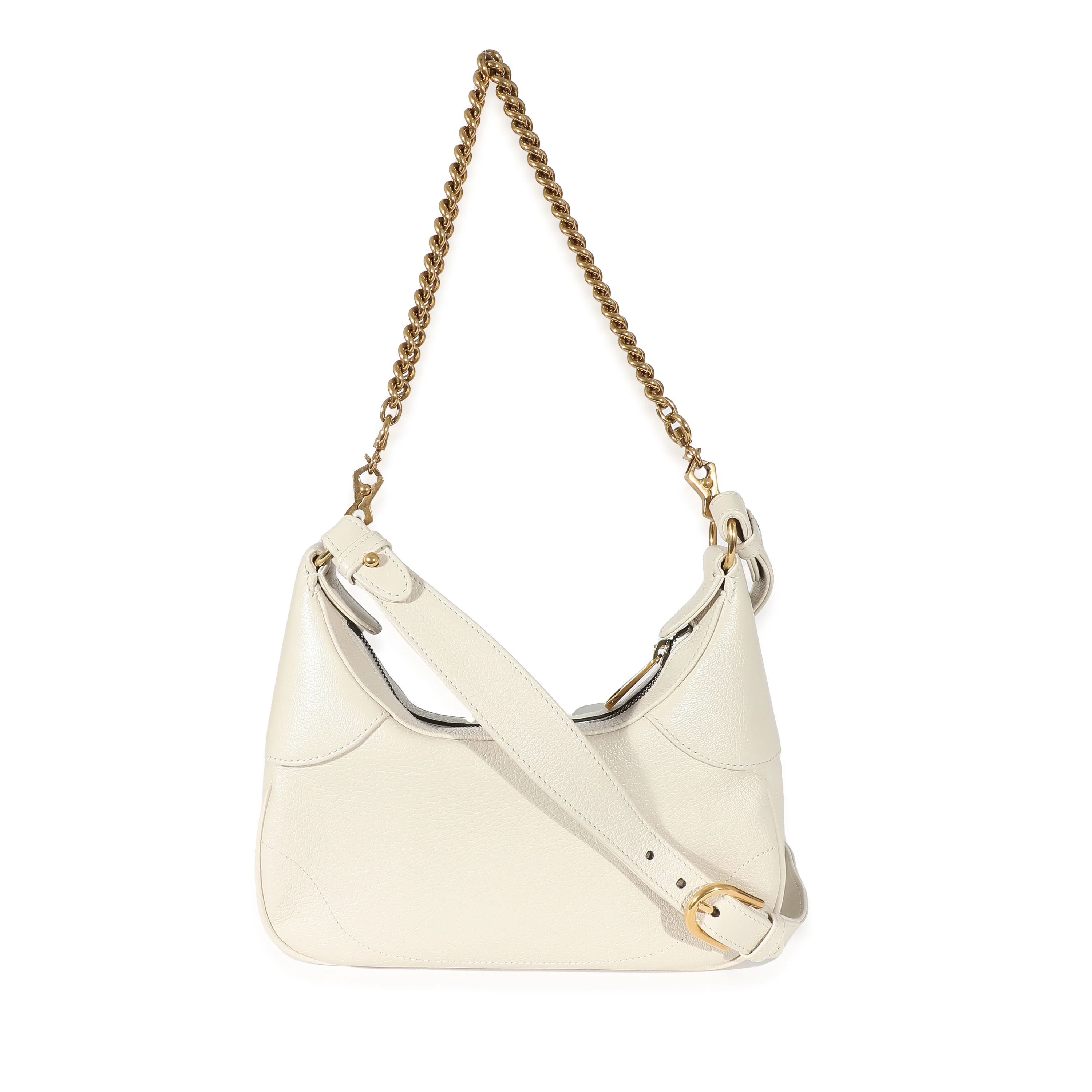 Gucci White Goatskin Small Aphrodite Shoulder Bag - Image 3