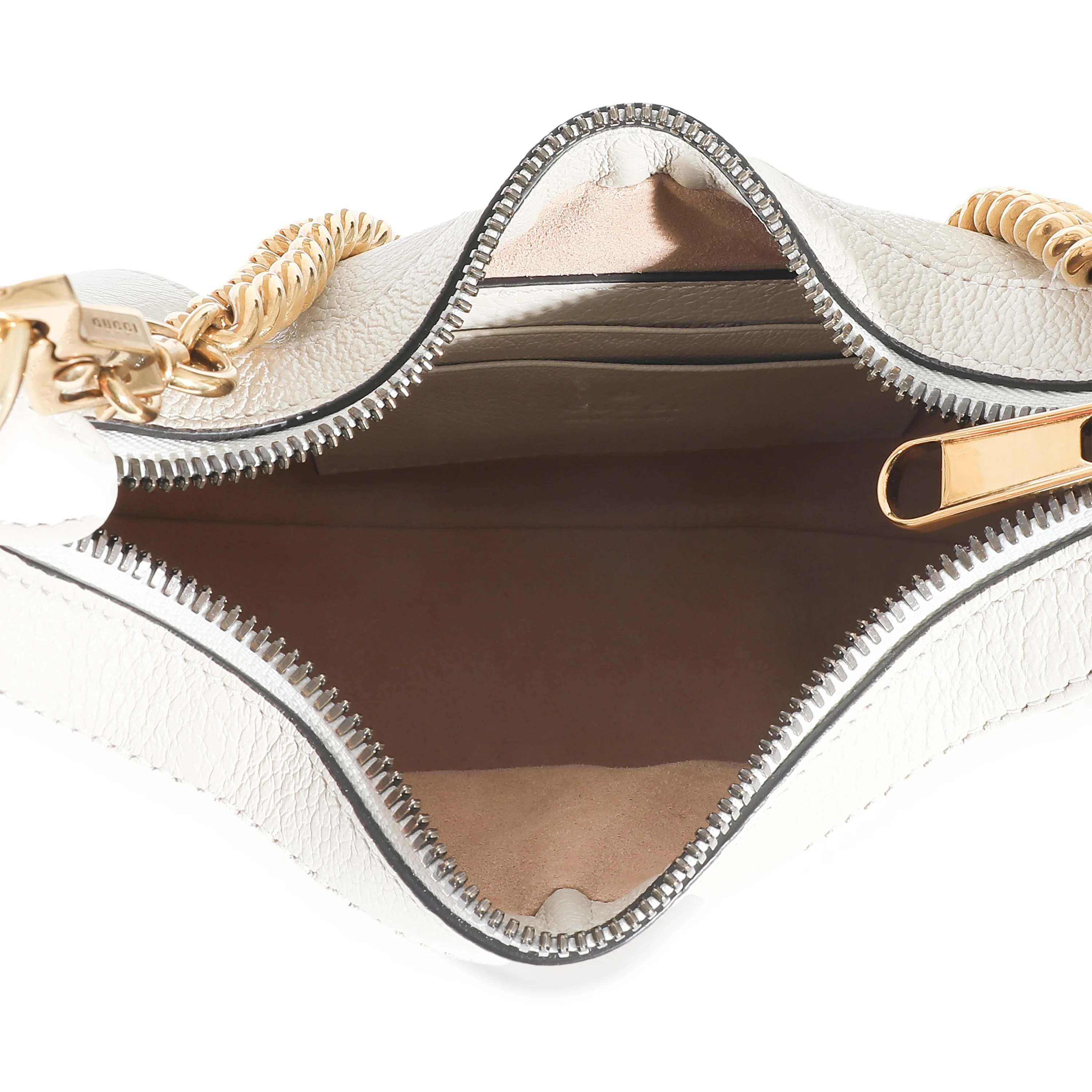 Gucci White Goatskin Small Aphrodite Shoulder Bag - Image 7