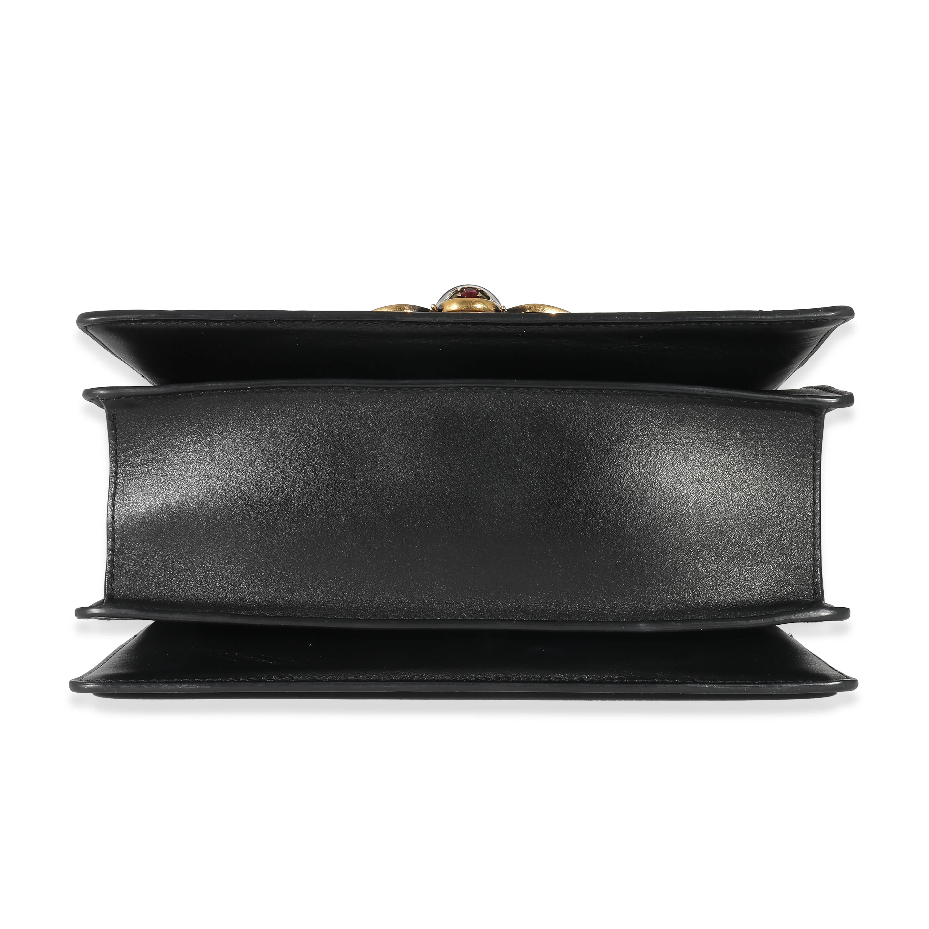 Gucci Mystic White Black Calfskin Small Queen Margaret Top Handle - Image 5