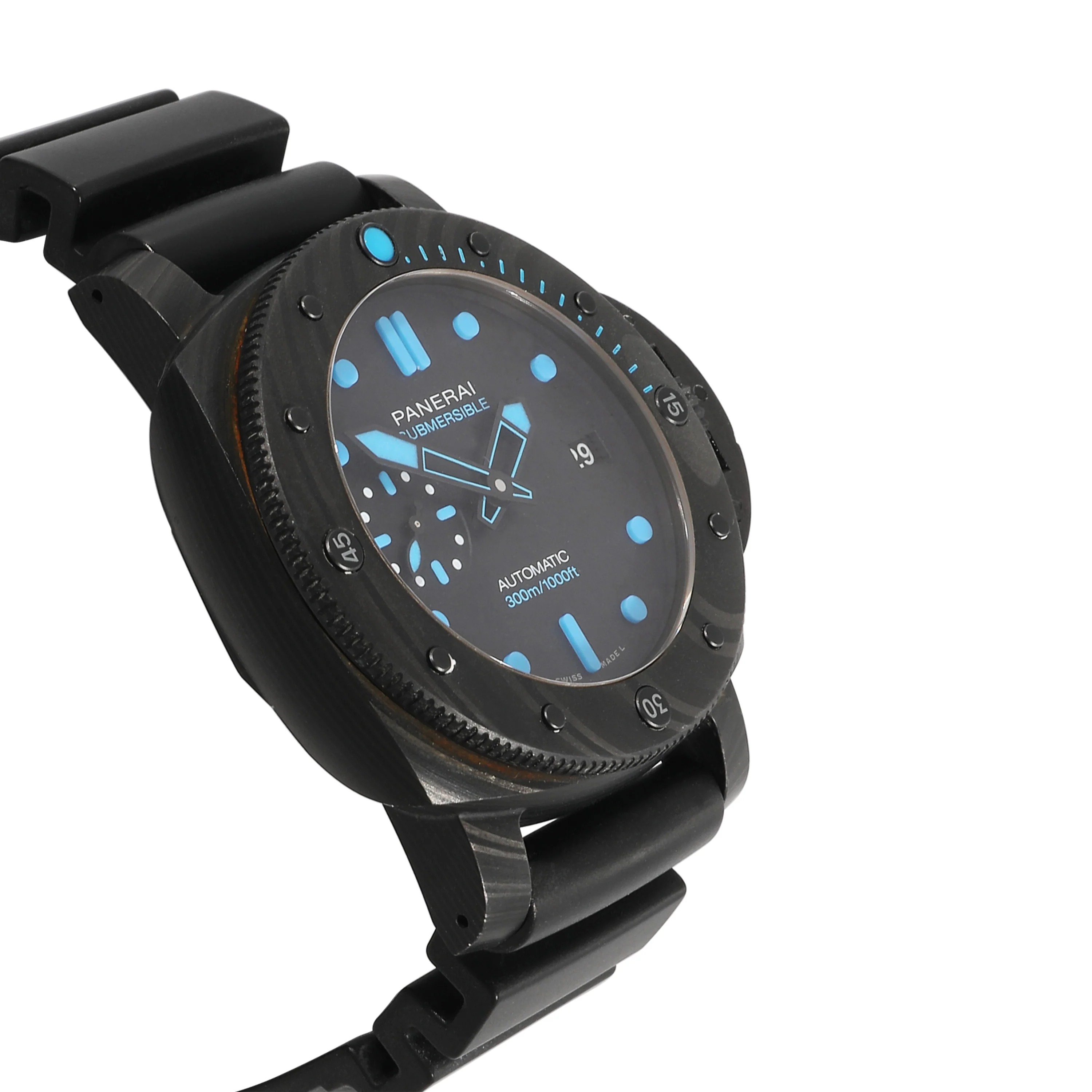 Luminor Submersible Carbontech PAM00960 Mens Watch in Carbon Fiber - Image 2