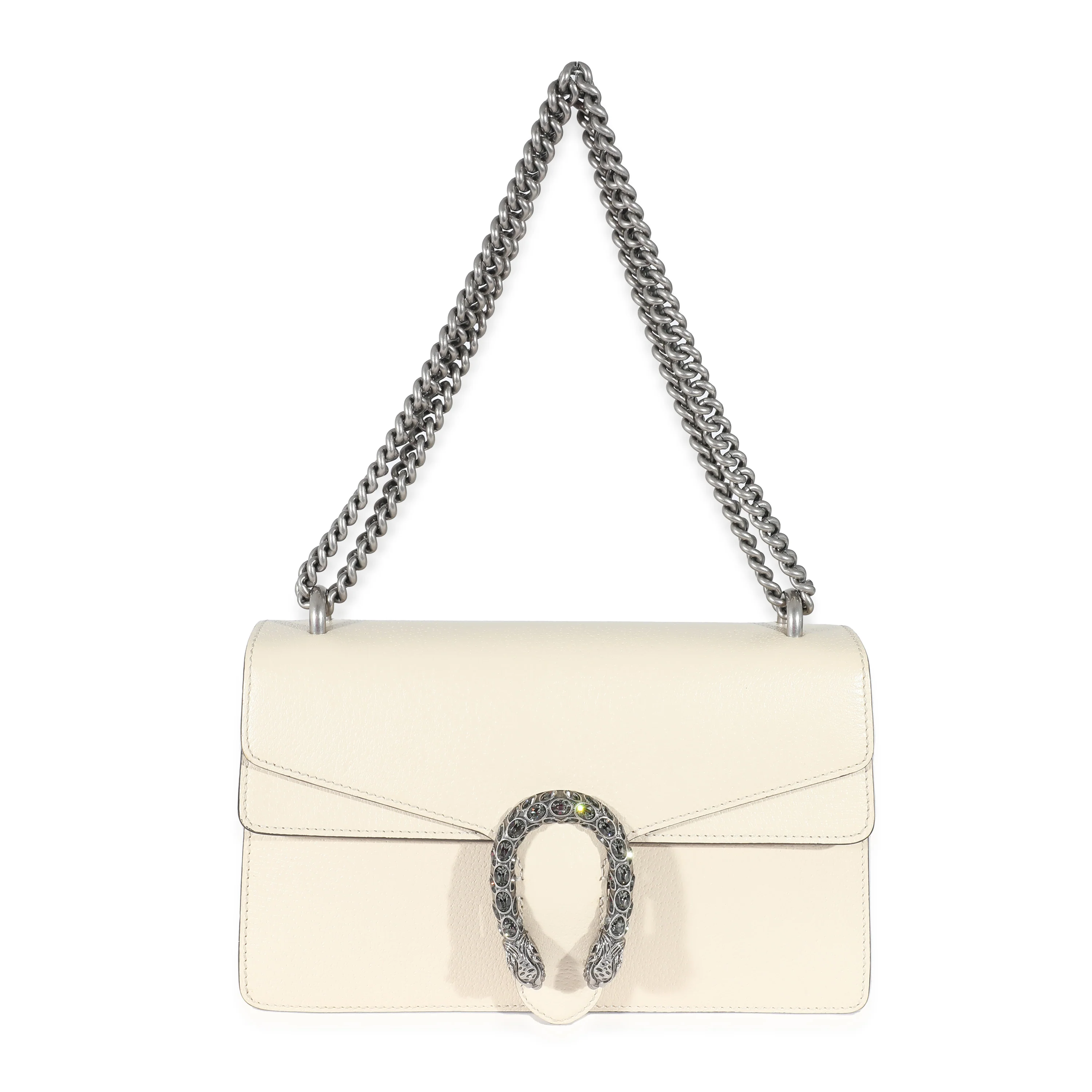 Gucci Mystic White Textured Calfskin Small Dionysus - Image 7