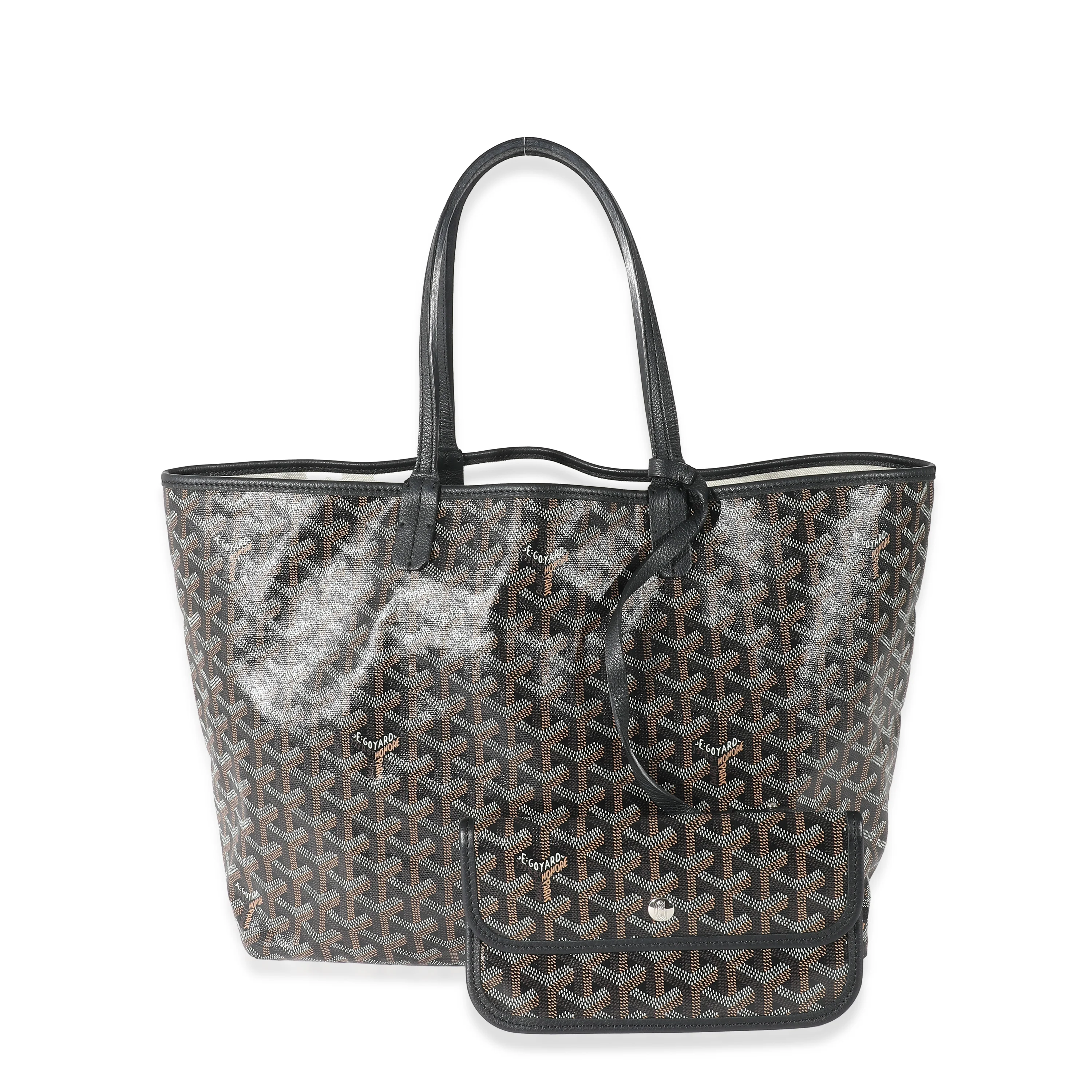 Black Goyardine Saint Louis PM