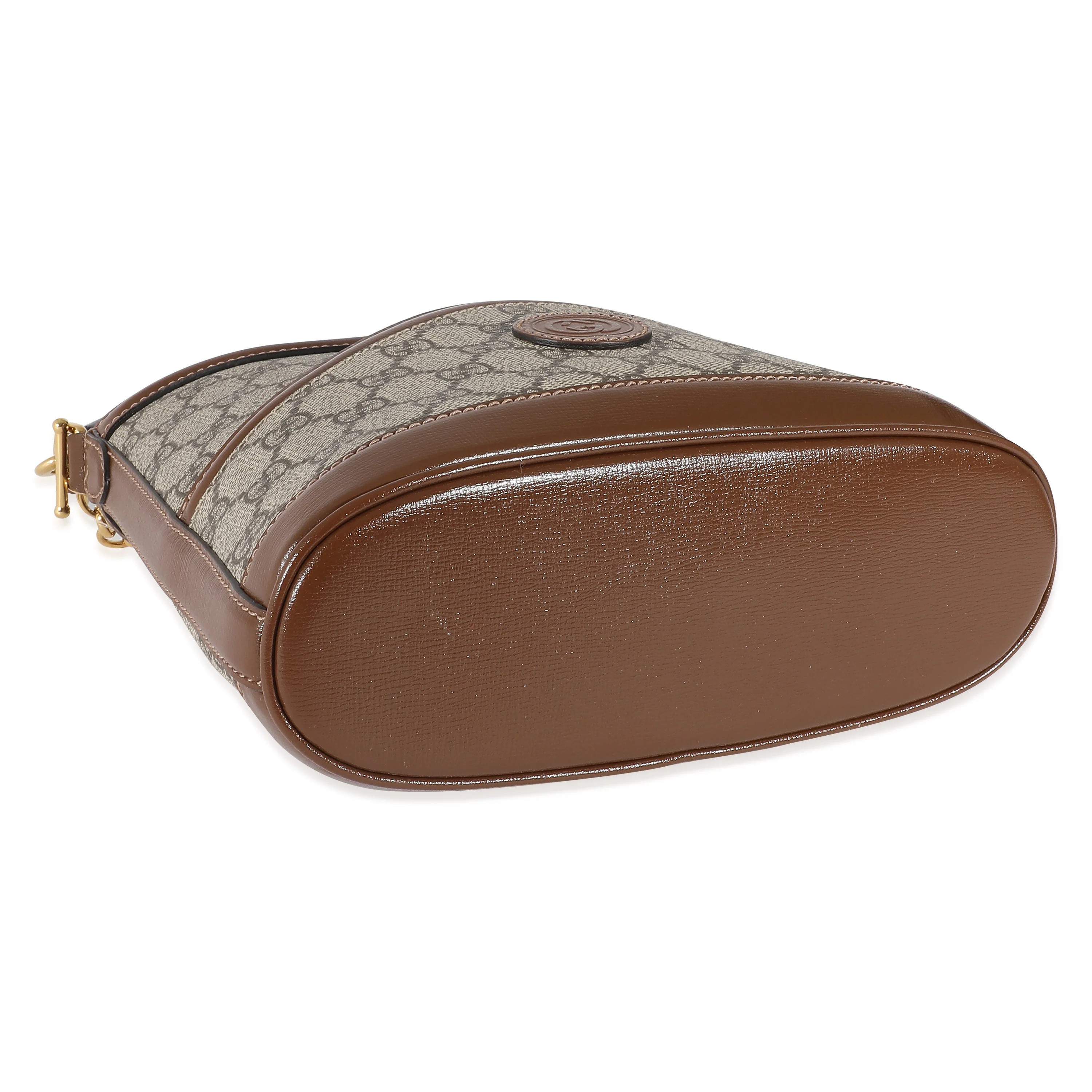 Gucci Beige GG Supreme Retro Interlocking G Hobo - Image 6