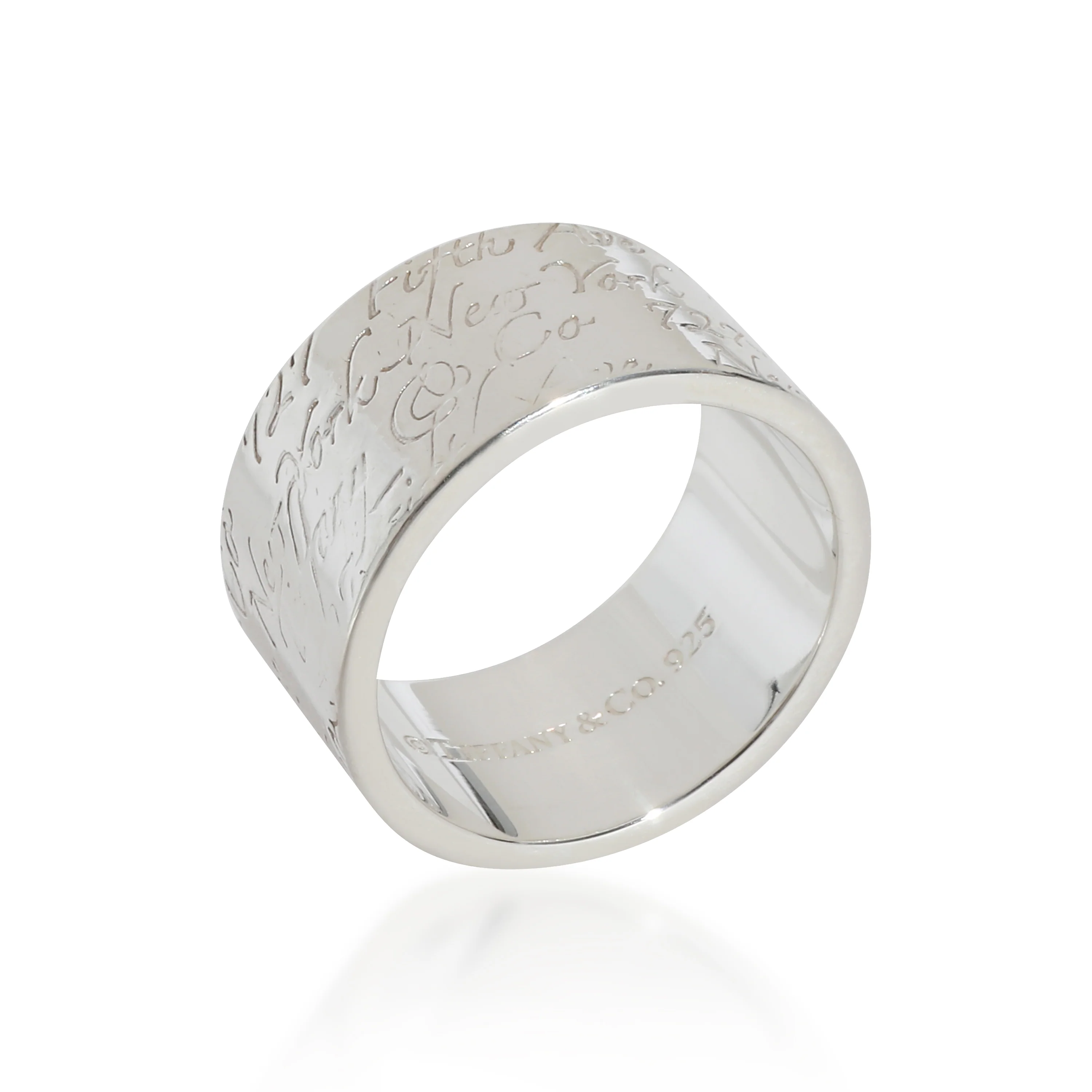 Tiffany & Co. Notes Wide Ring in Sterling Silver - Image 4