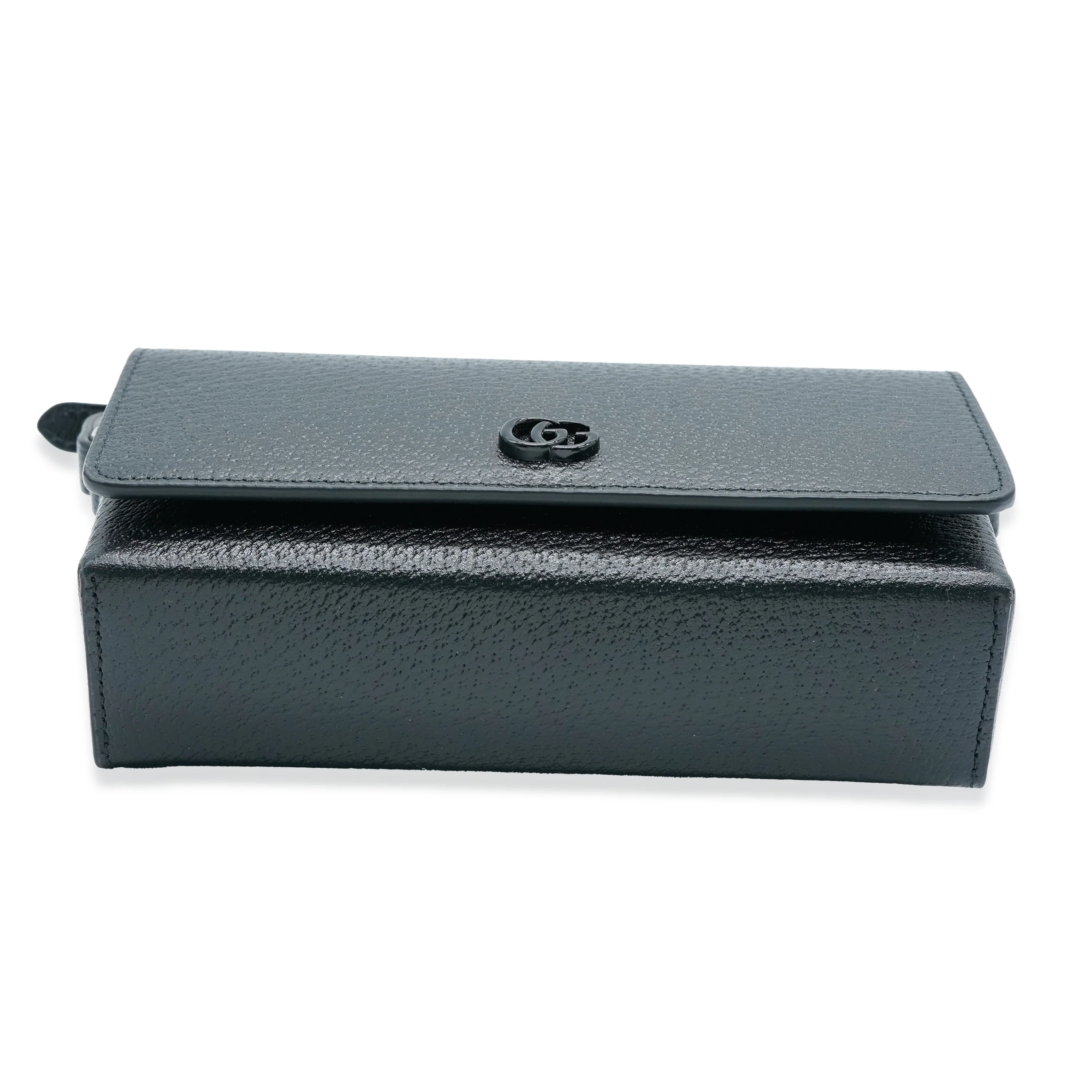 Gucci Black Leather Interlocking GG Mini Bag - Image 5