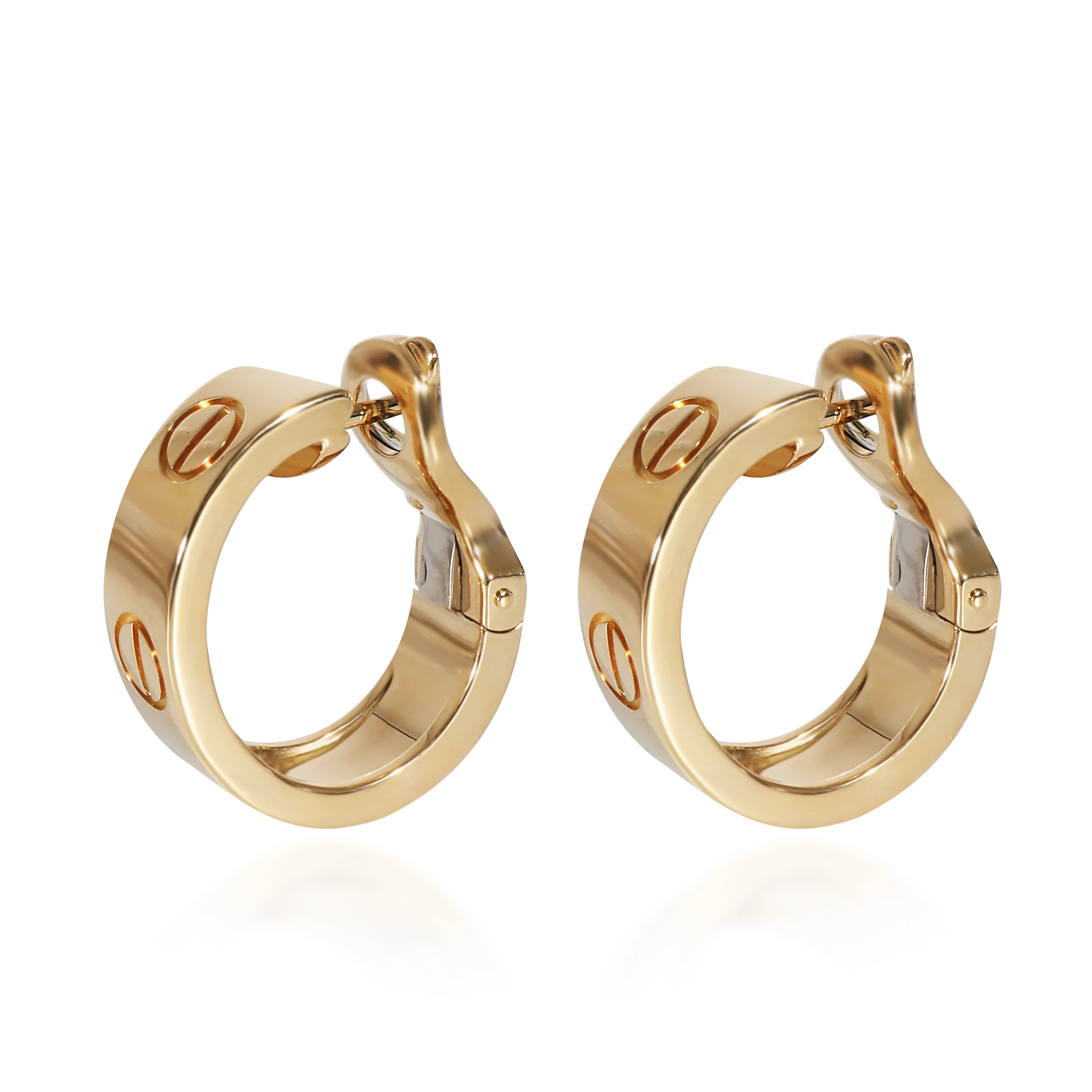 Cartier Love Hoop Earrings in 18k 18K Yellow Gold - Image 2