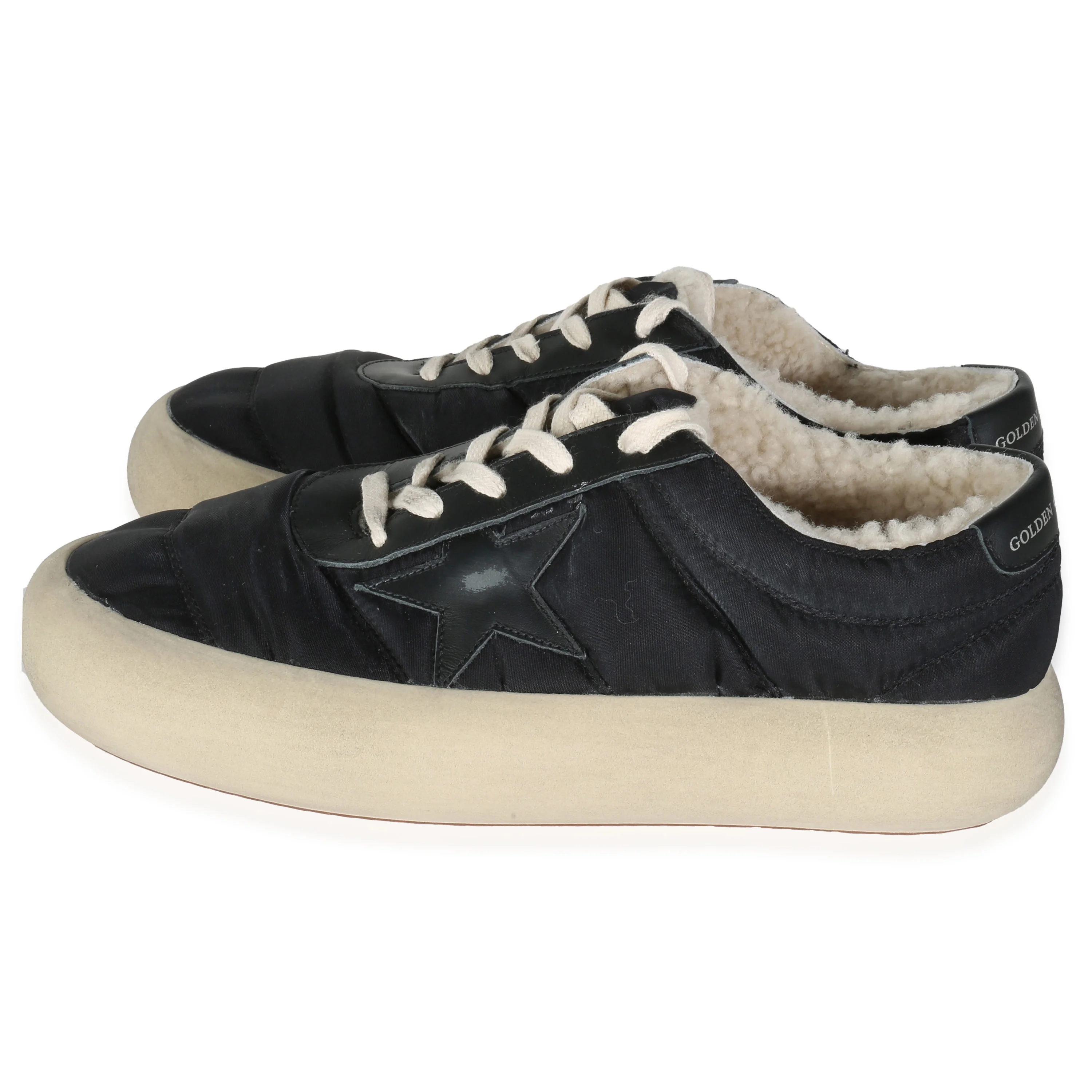 Black Nylon Shearling Space Star 42 - Image 2