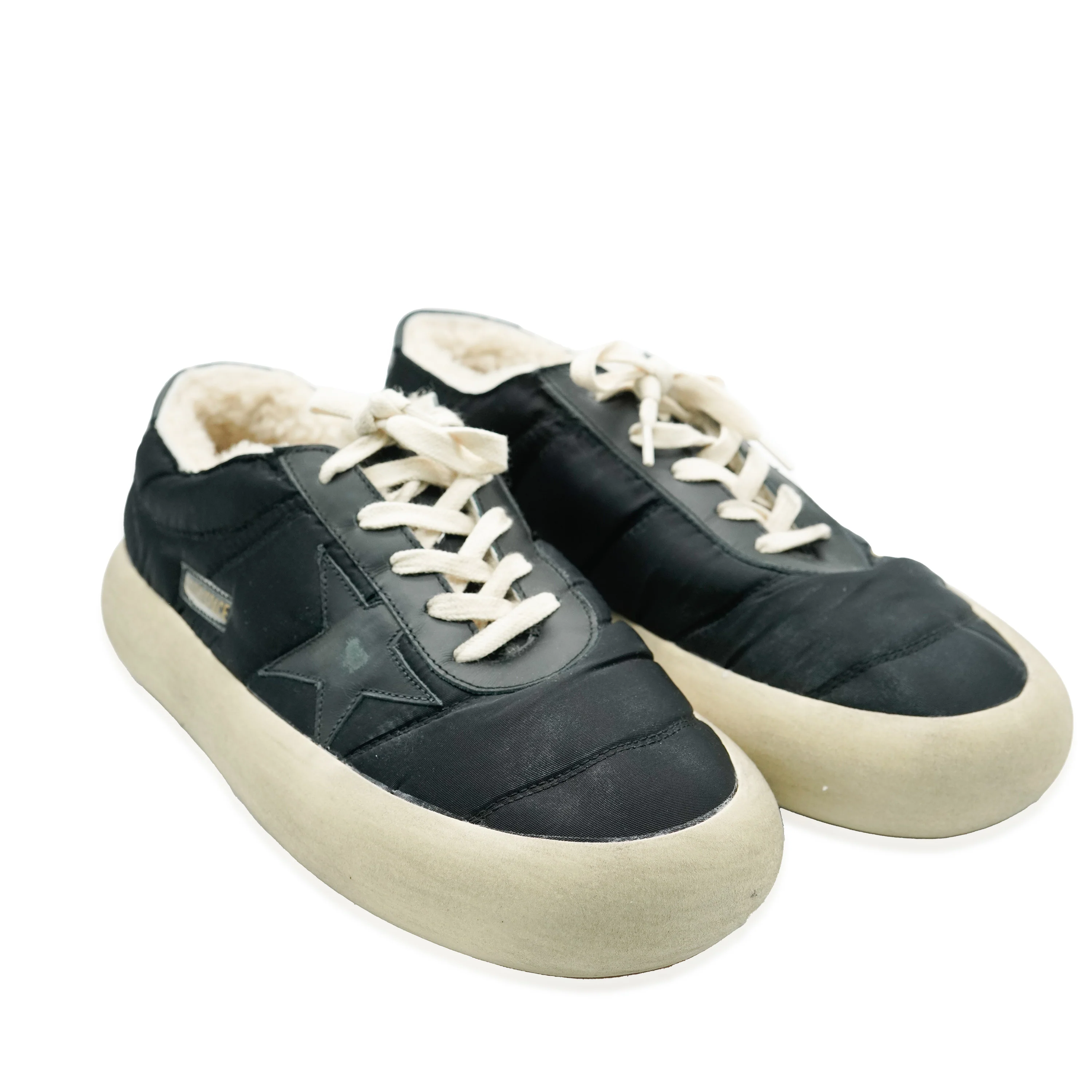 Black Nylon Shearling Space Star 42 - Image 8
