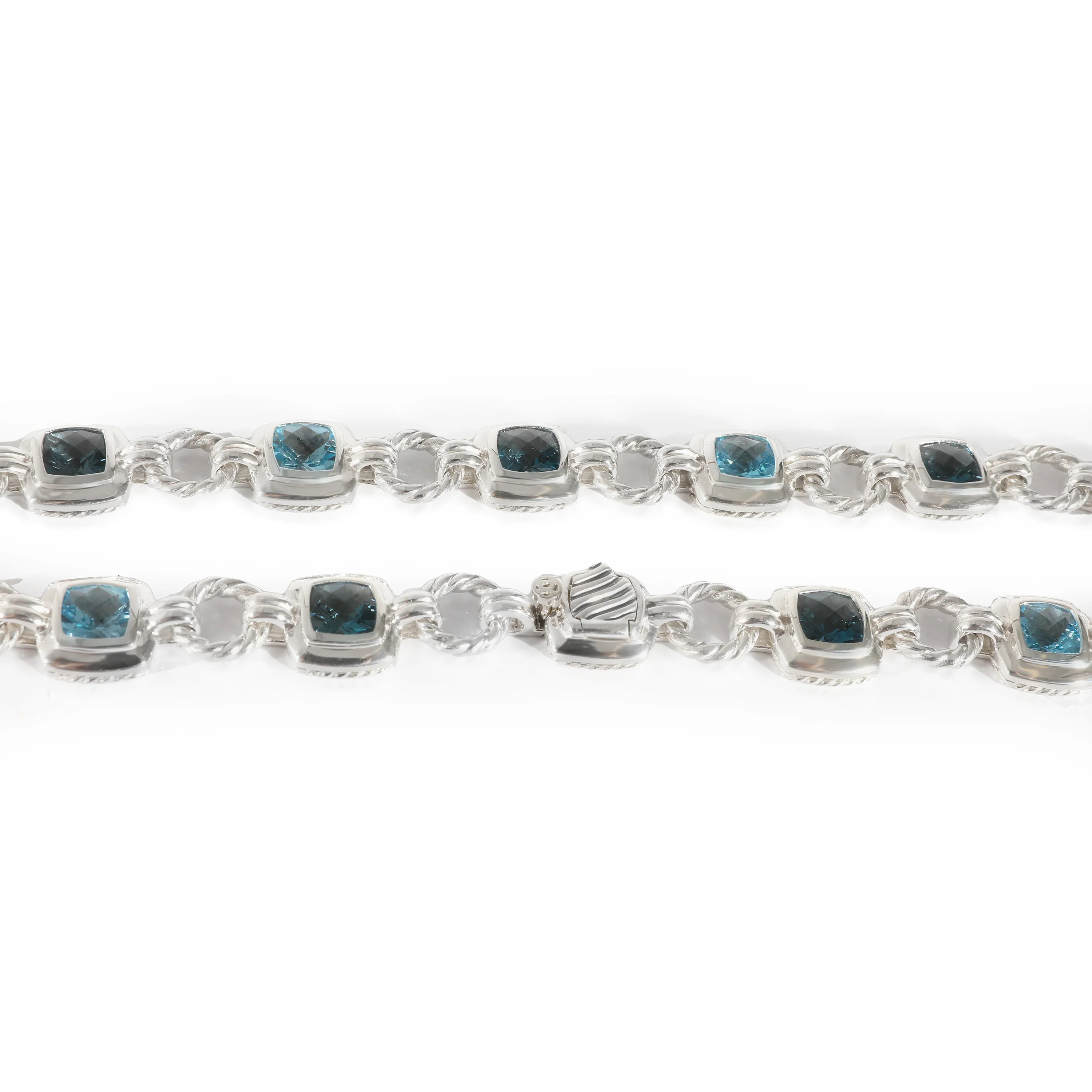 David Yurman Renaissance Topaz Necklace in Sterling Silver - Image 3