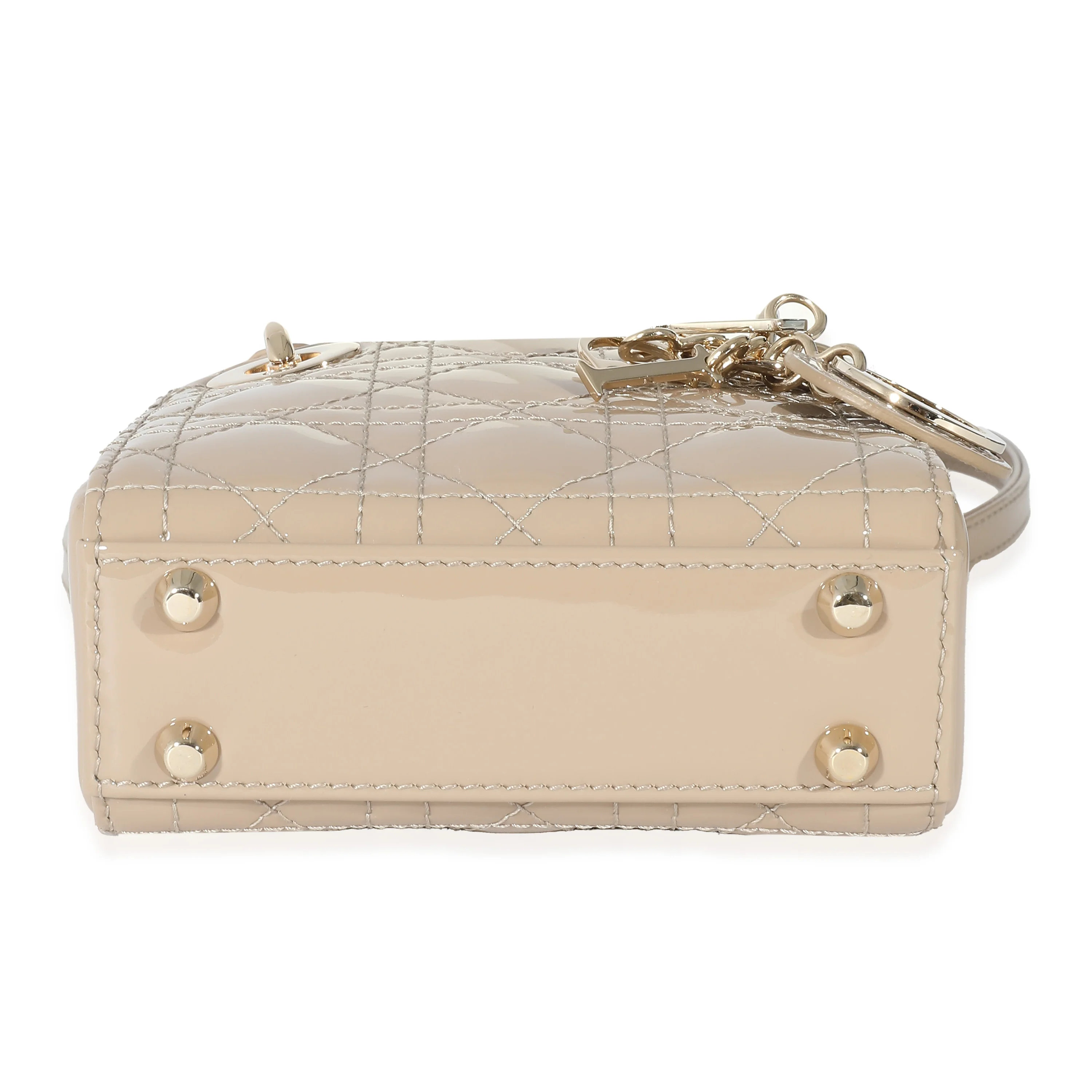 Christian Dior Rope Patent Cannage Calfskin Micro Lady Dior - Image 4