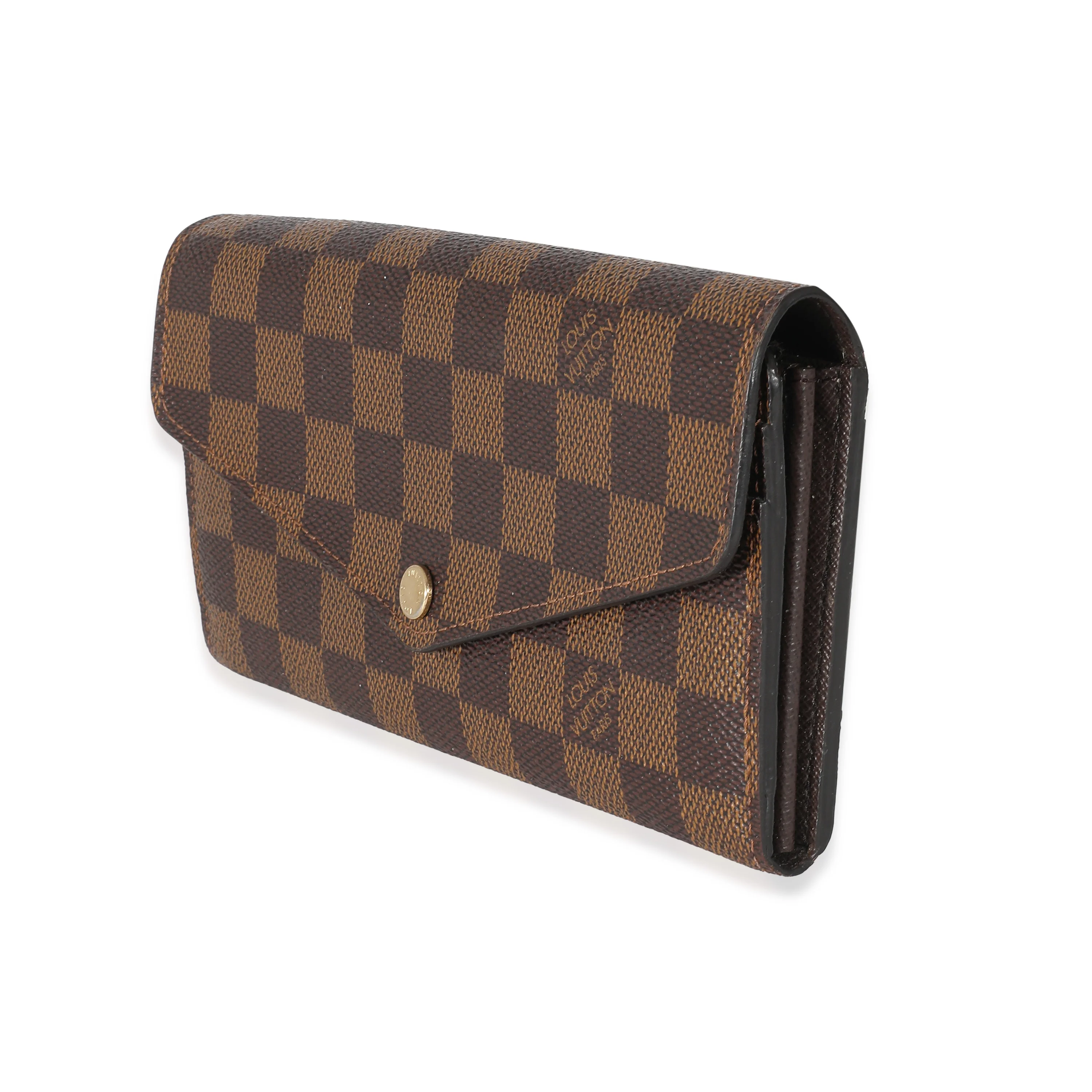 Louis Vuitton Damier Ebene Canvas Sarah Wallet - Image 2