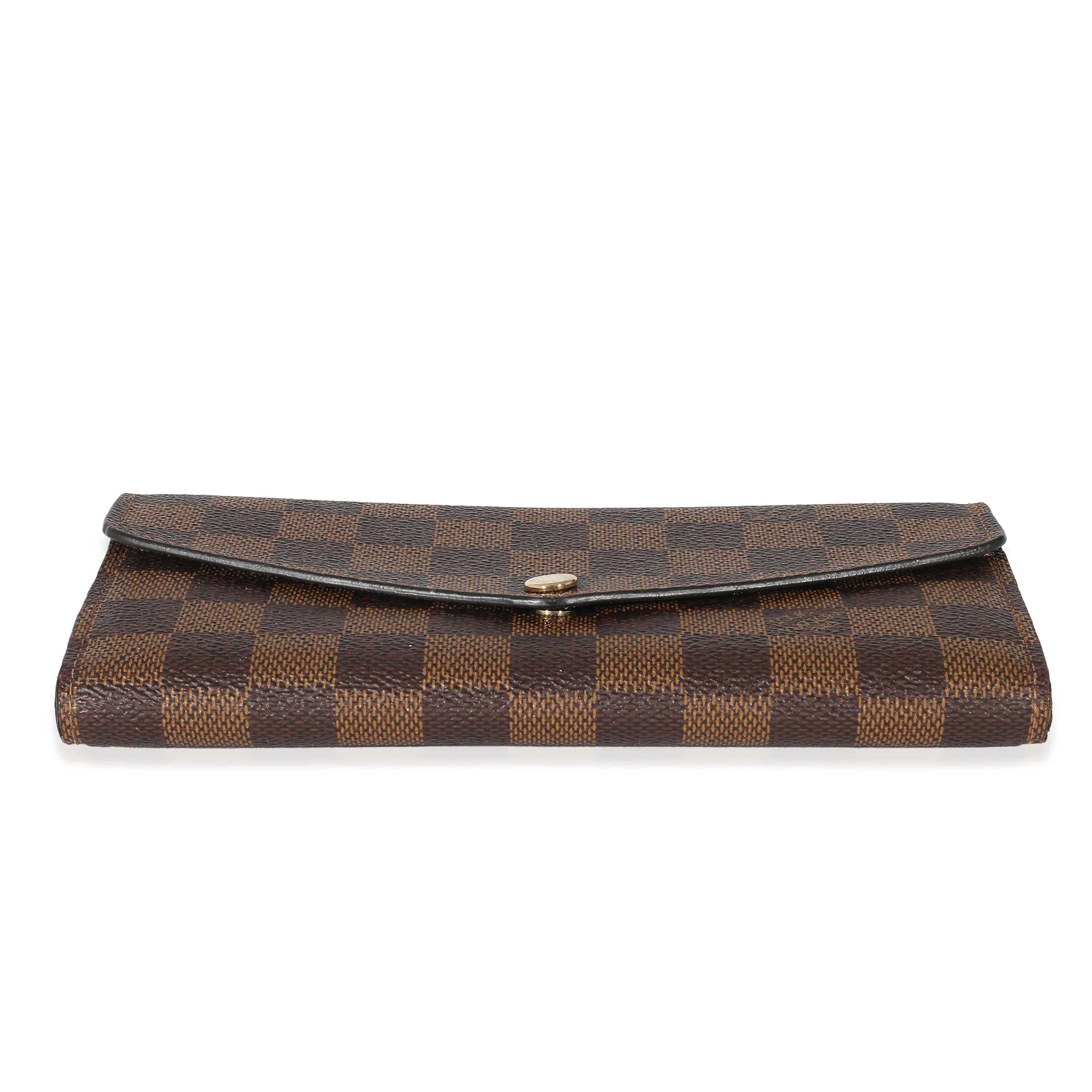 Louis Vuitton Damier Ebene Canvas Sarah Wallet - Image 5