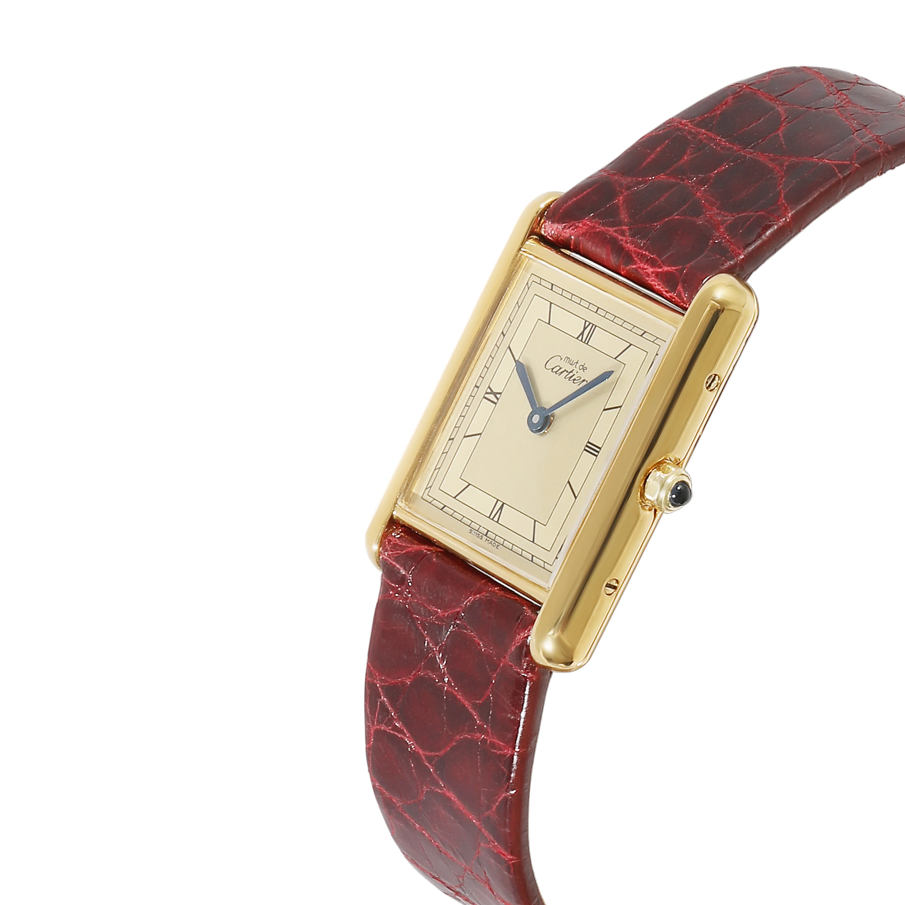 Cartier le Must de Cartier Tank 681006 Womens Watch in Vermeil - Image 3