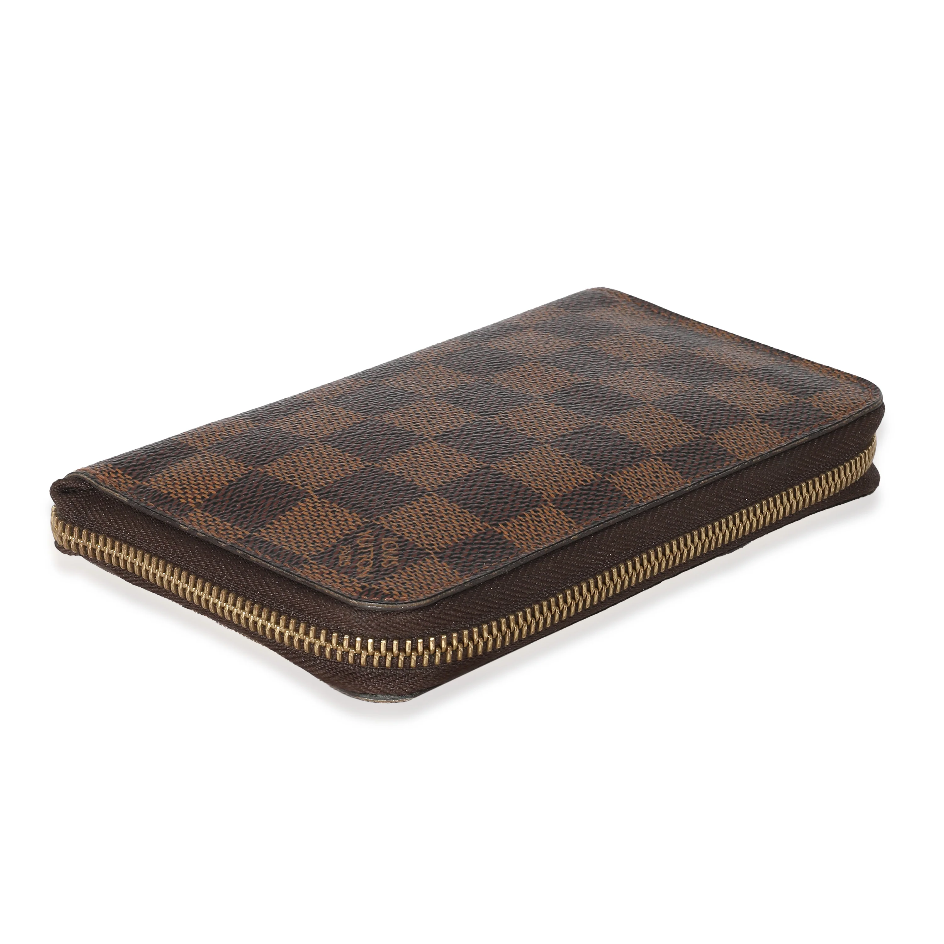 Louis Vuitton Damier Ebene Canvas Zippy Compact Wallet - Image 5