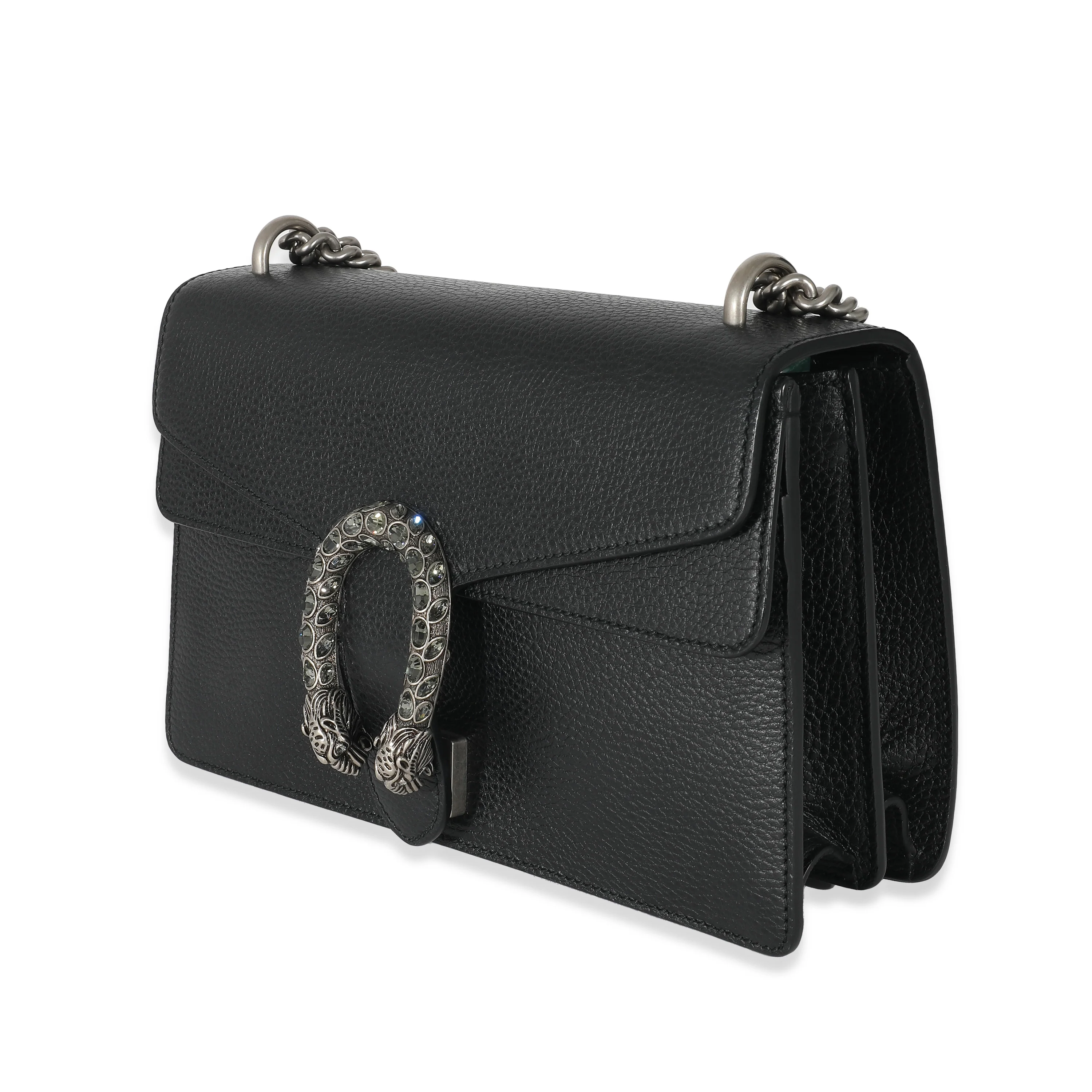 Gucci Black Pebbled Calfskin Small Dionysus Bag - Image 2