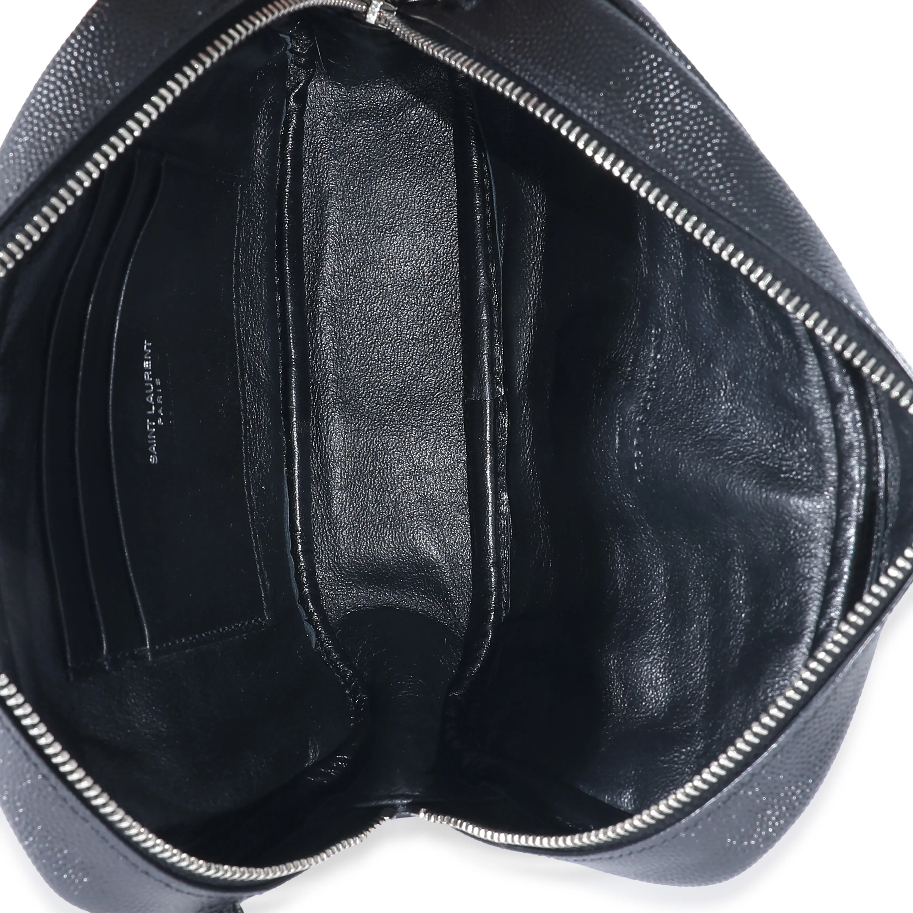 Saint Laurent Black Grain De Poudre Lou Mini Camera Bag - Image 8