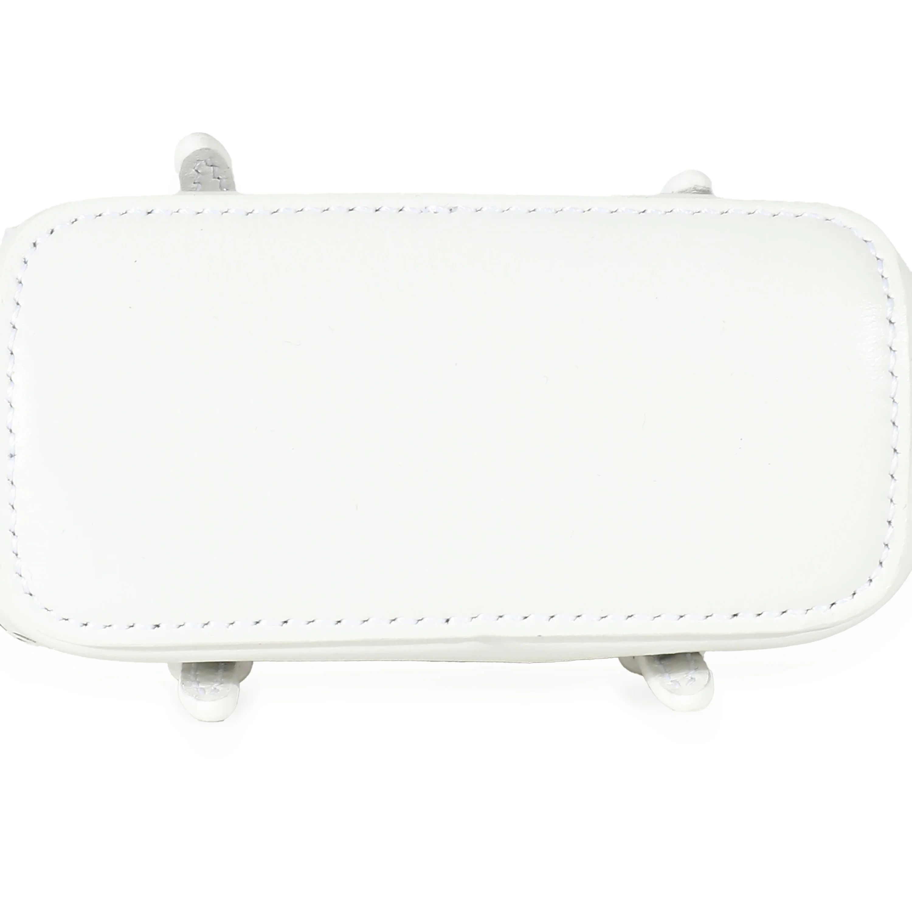 Alaia Blanc Optique Calfskin Mini Mina Bag - Image 4