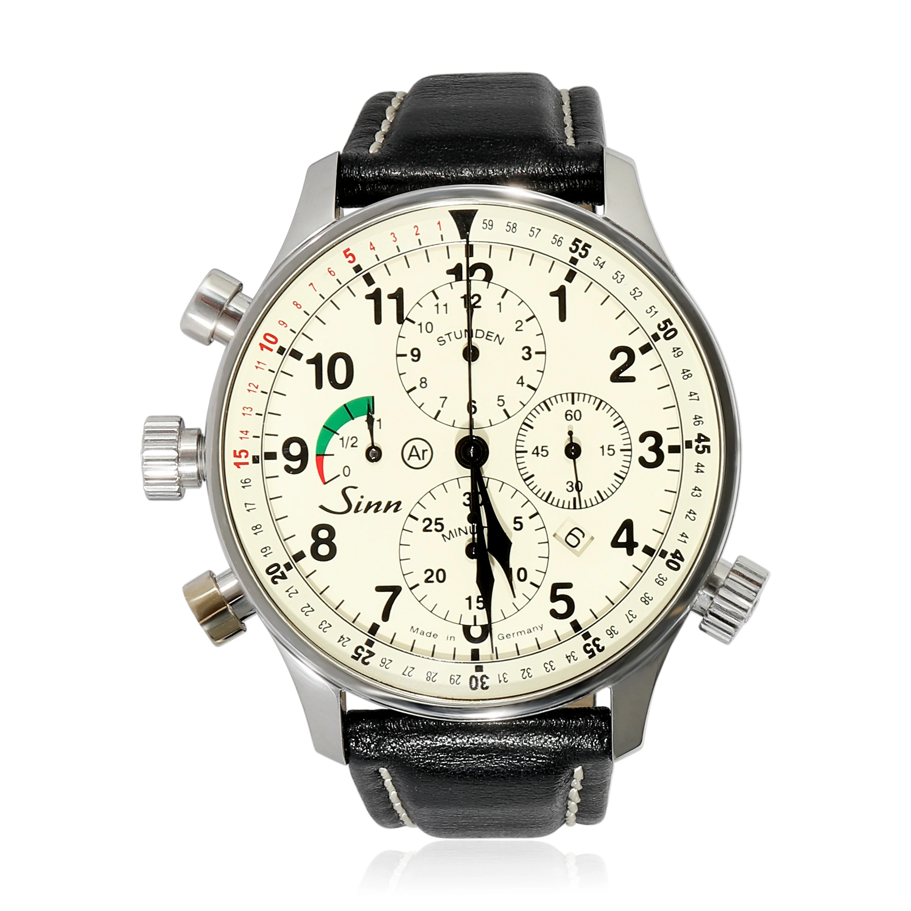 Sinn Rallye Chronograph 917-GR Mens Watch in Stainless Steel - Image 7