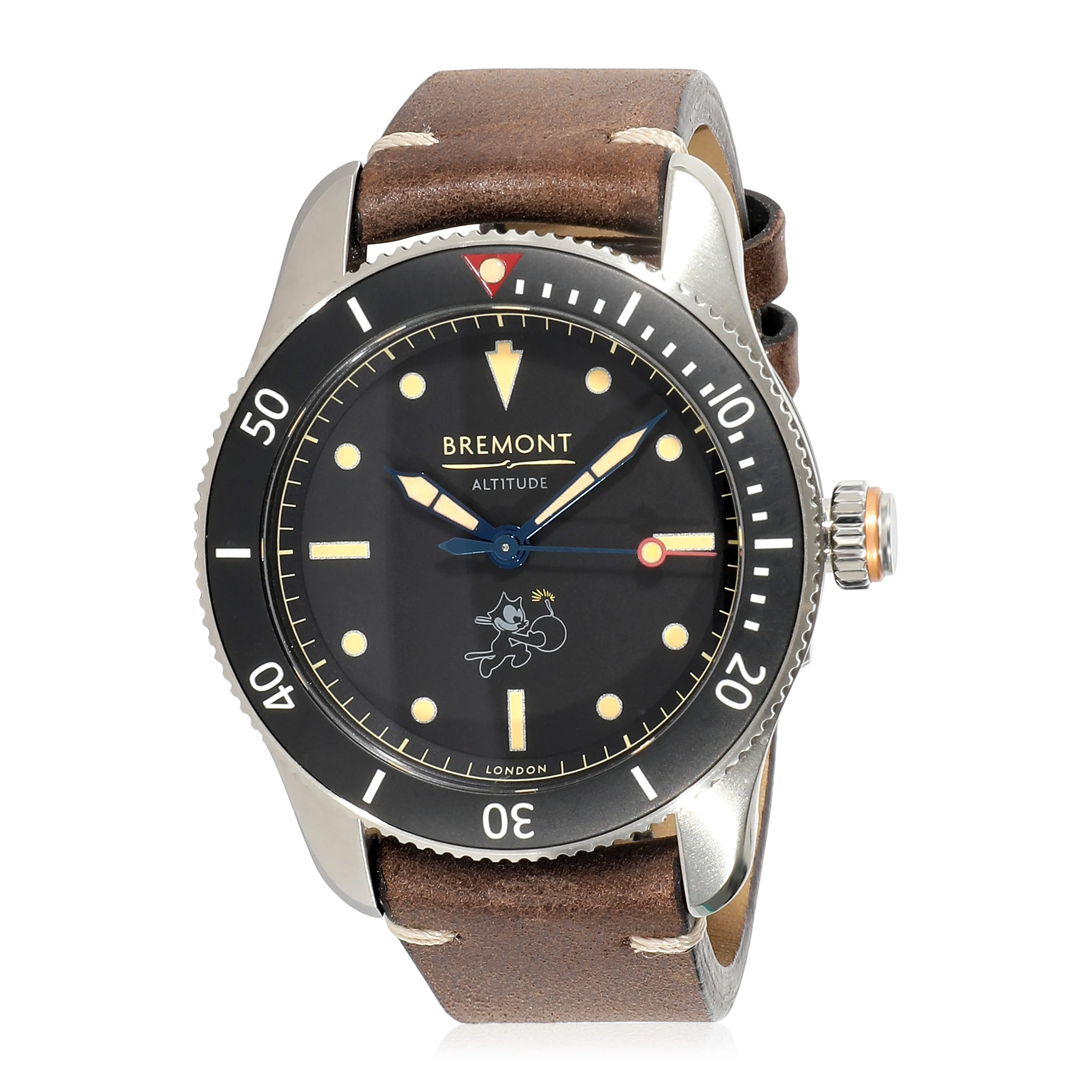 Bremont Altitude Felix the Cat S301-ALT1T-2018-S Mens Watch in Stainless Ste