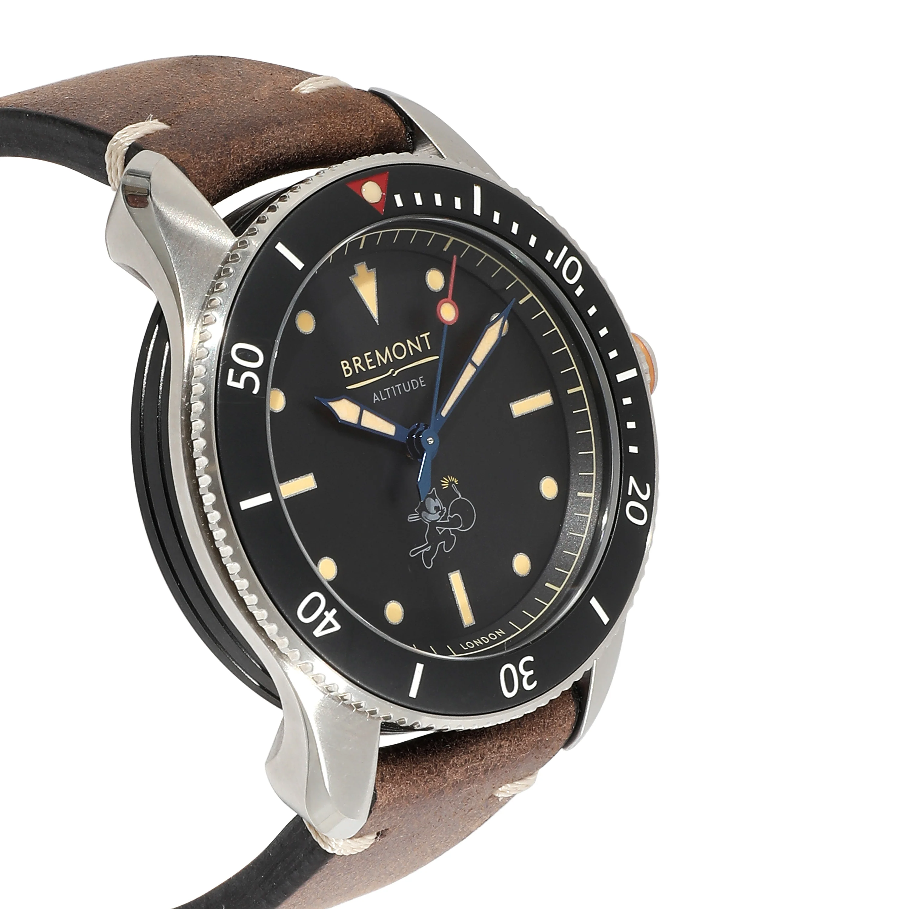 Bremont Altitude Felix the Cat S301-ALT1T-2018-S Mens Watch in Stainless Ste - Image 2