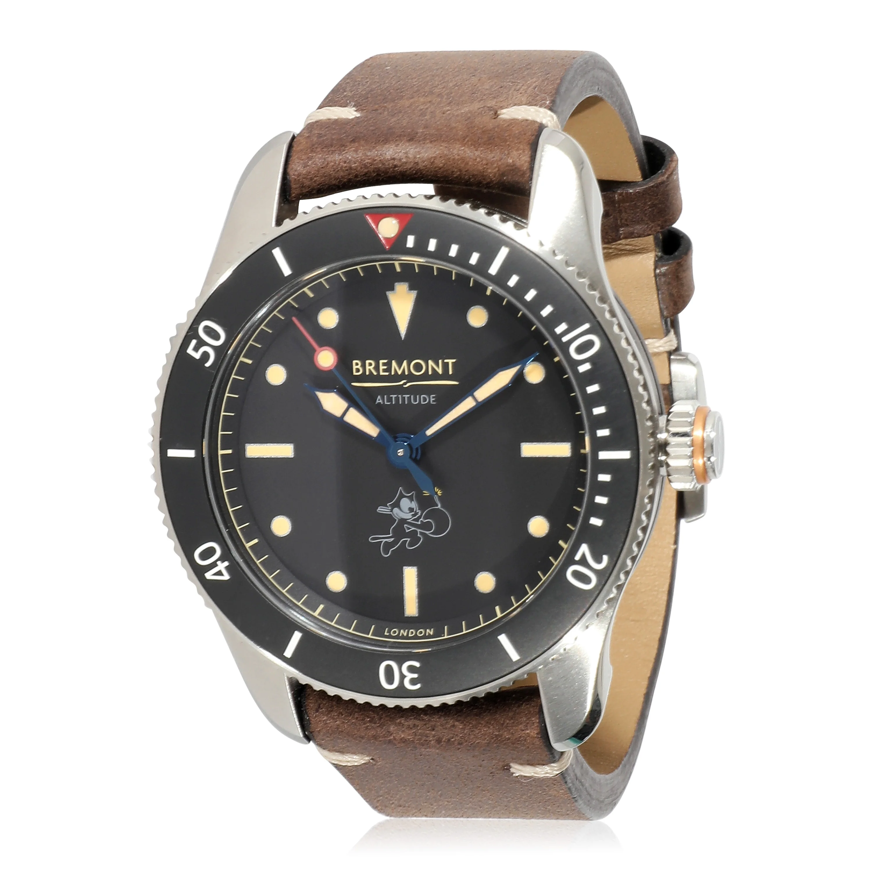 Bremont Altitude Felix the Cat S301-ALT1T-2018-S Mens Watch in Stainless Ste - Image 6