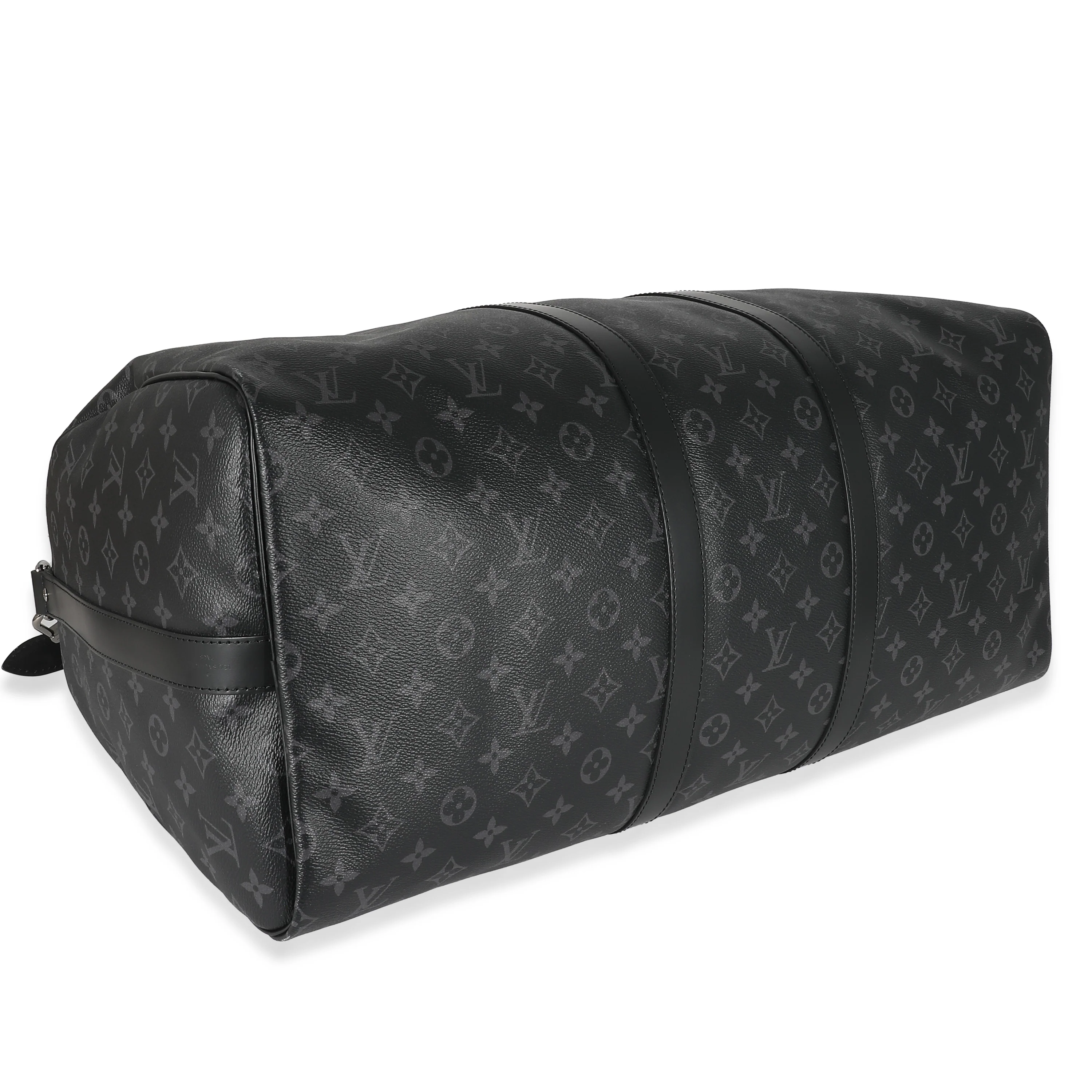 Louis Vuitton Monogram Eclipse Canvas Keepall Bandouliere 55 - Image 7