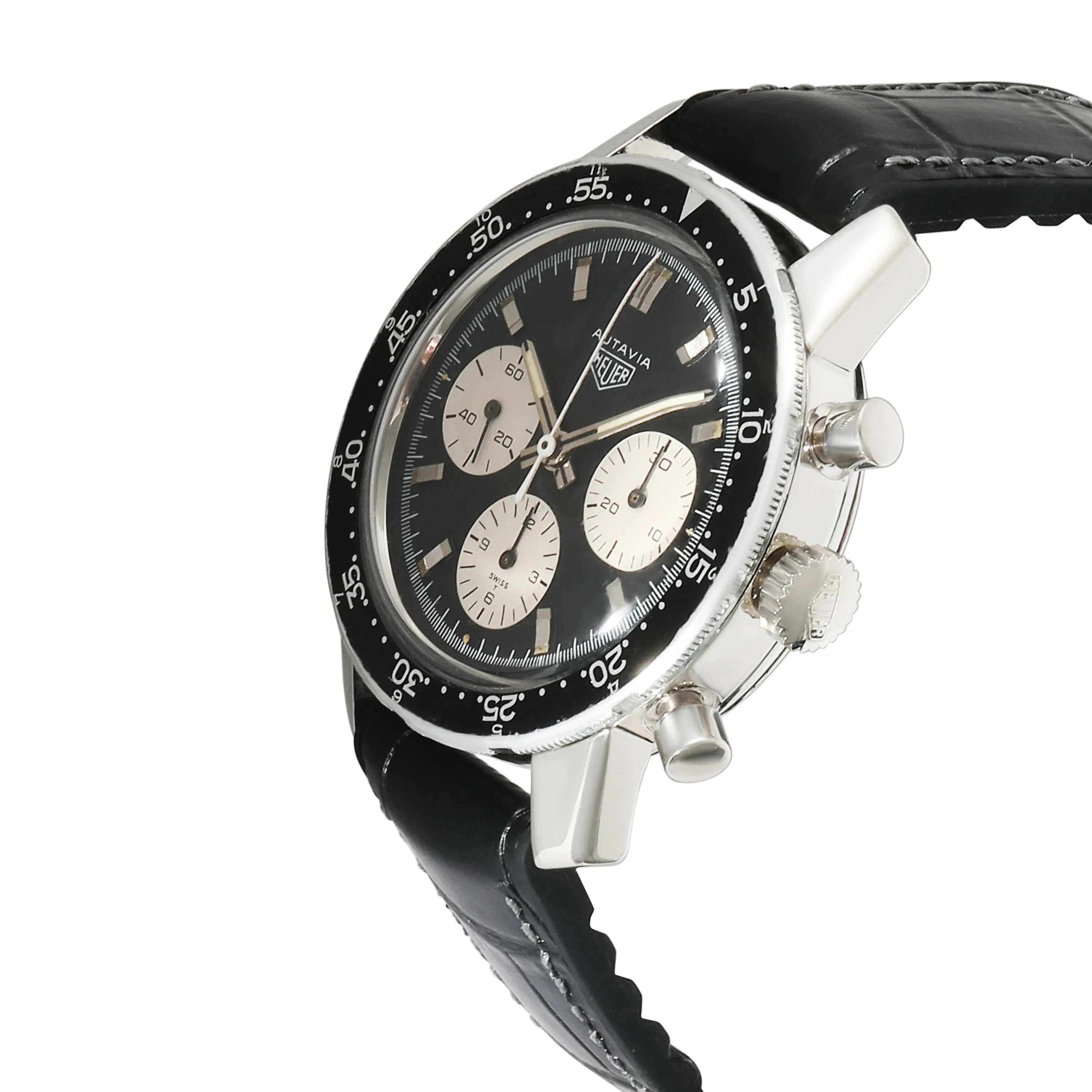 Autavia 2446C Mens Watch in Stainless Steel - Image 3