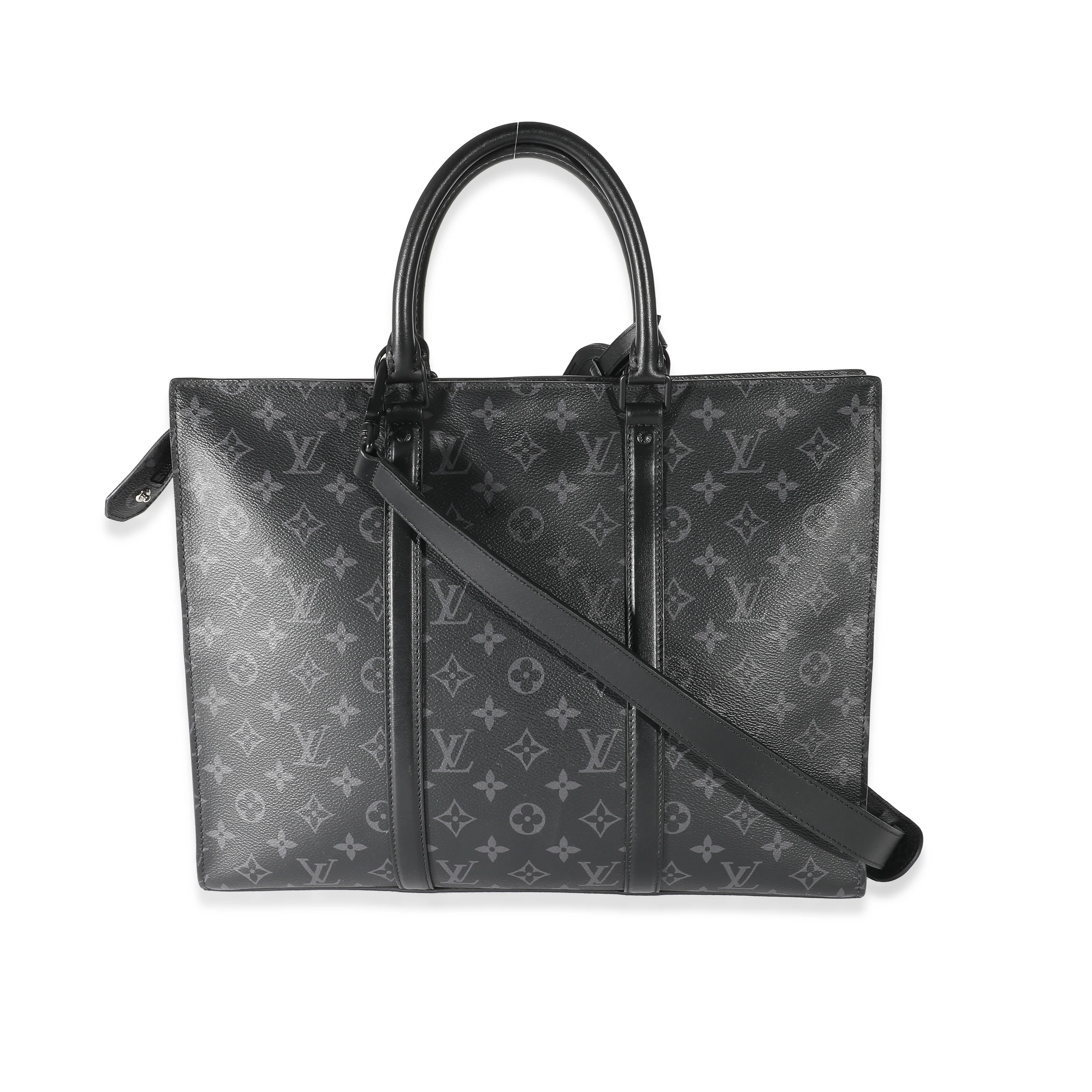 Monogram Eclipse Canvas Sac Plat Horizontal Zipper - Image 3