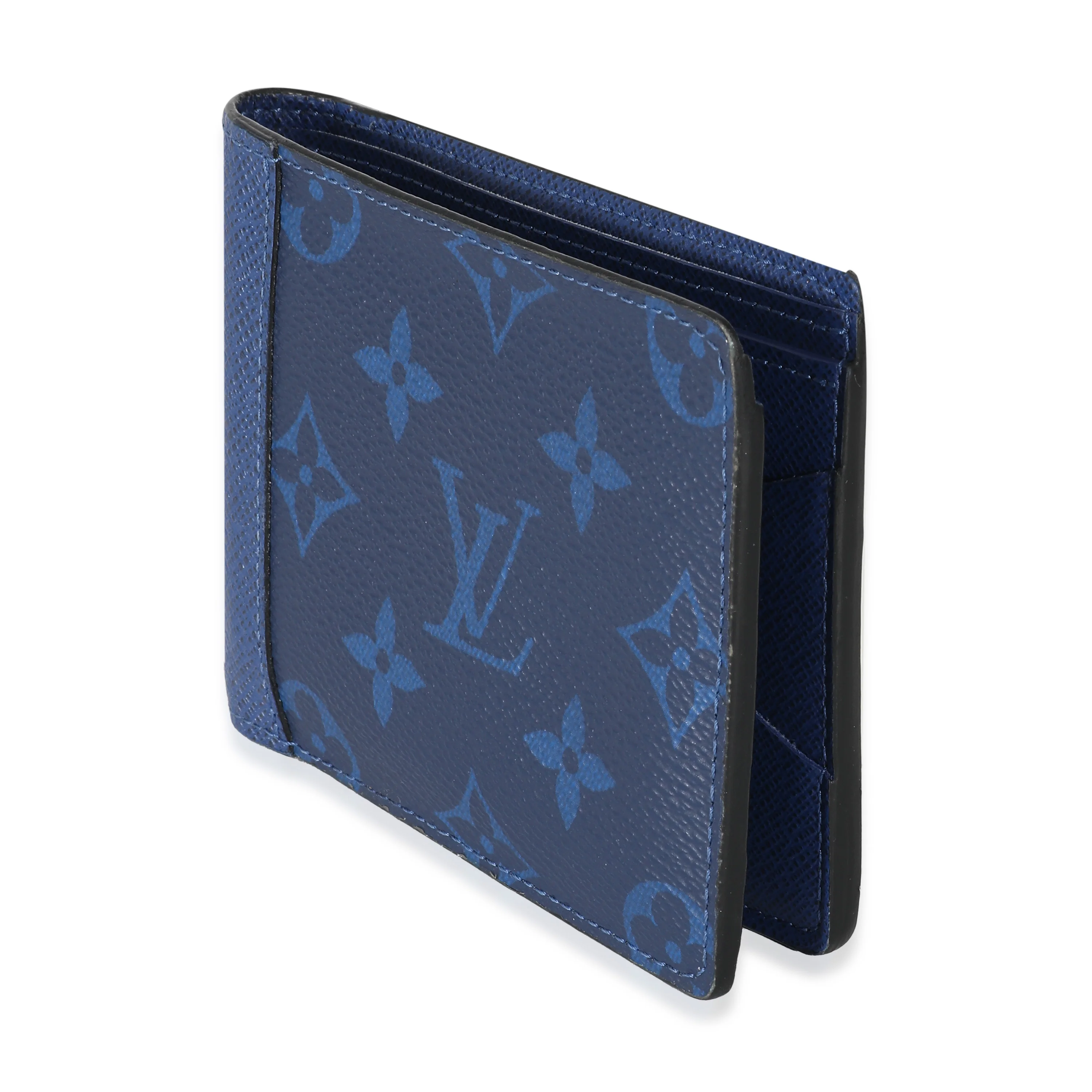 Louis Vuitton Blue Taiga Monogram Cobalt Canvas Taigarama Multiple Wallet - Image 2