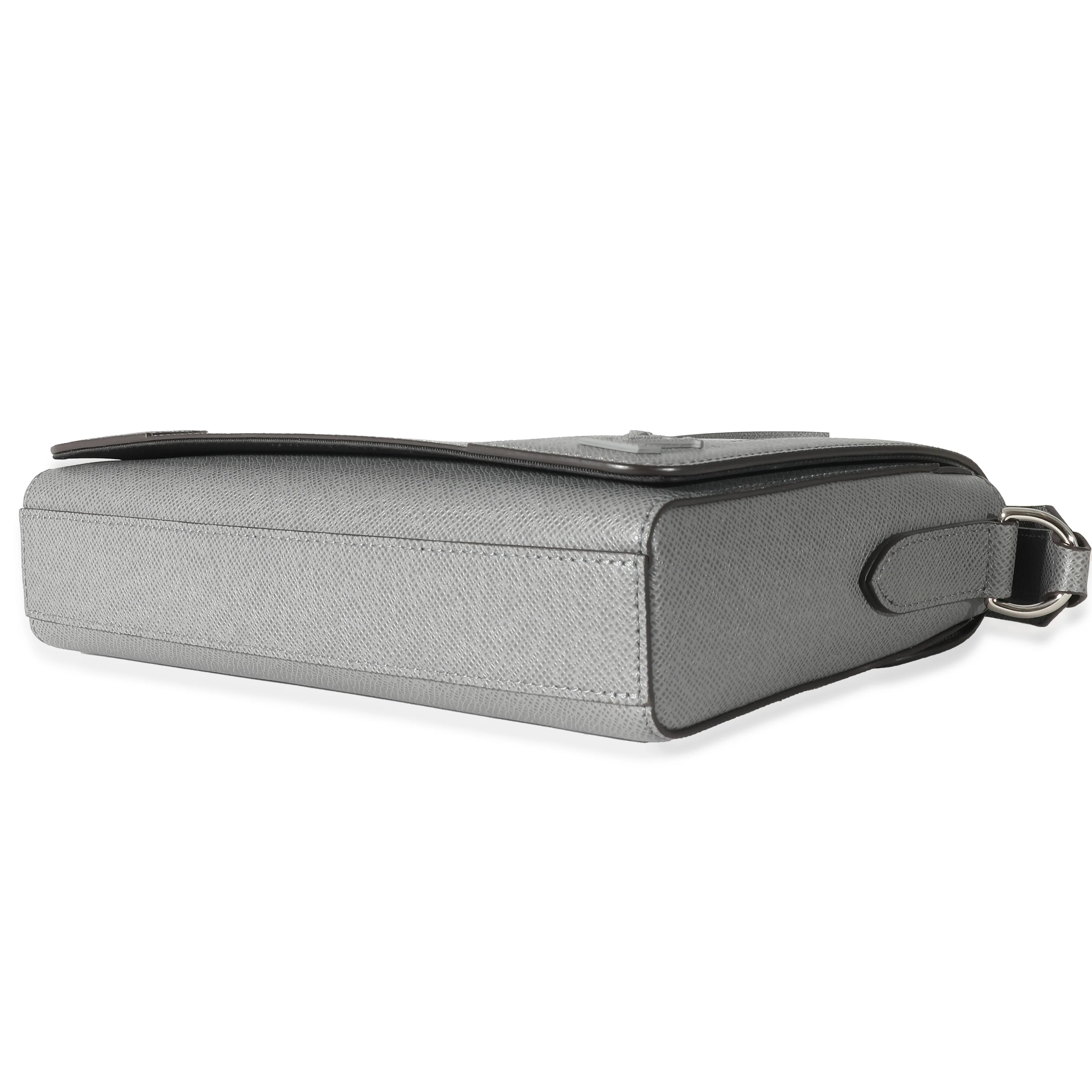 Louis Vuitton Gray Taiga Leather New Flap Messenger - Image 9