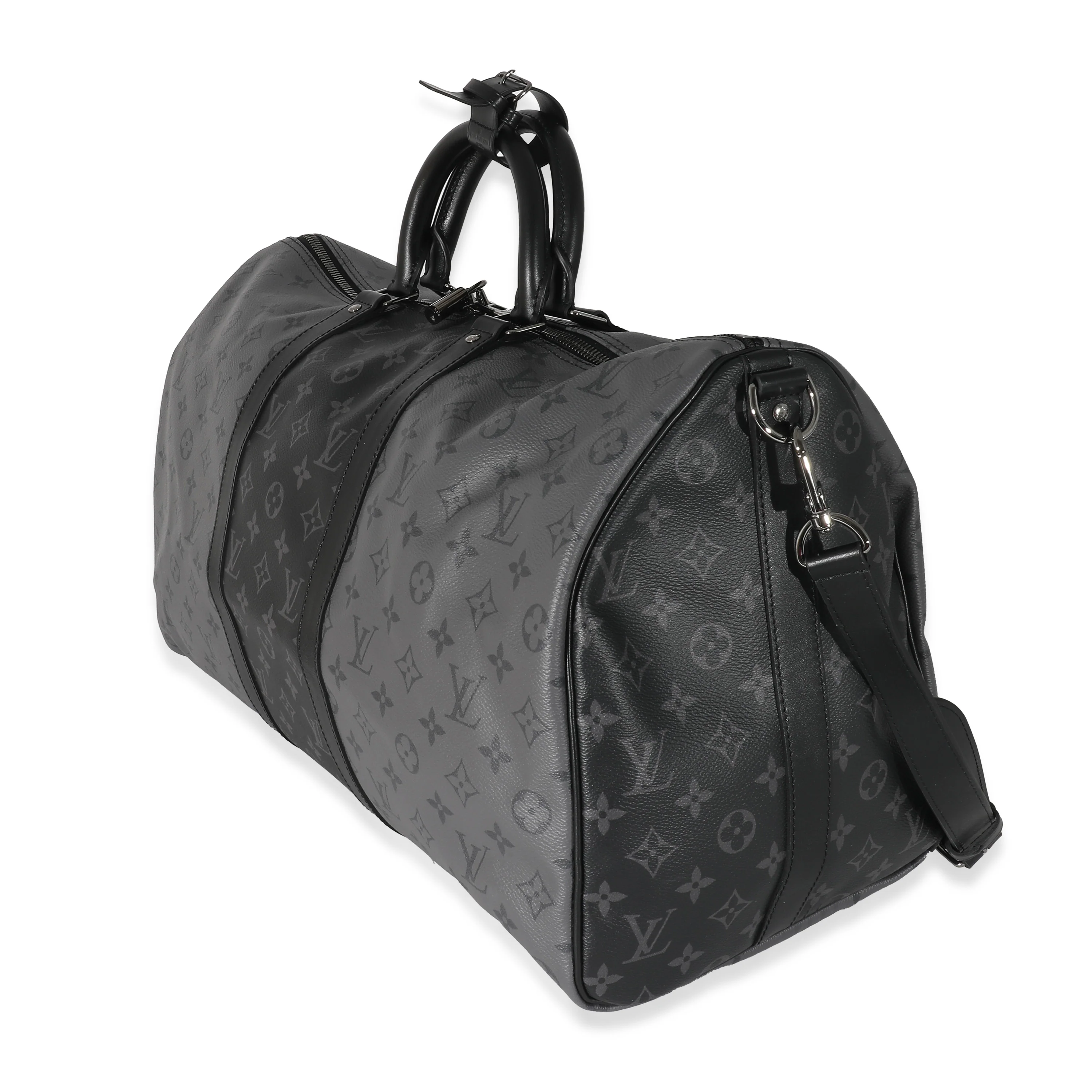Louis Vuitton Reverse Monogram Eclipse Canvas Keepall Bandouliere 50 - Image 2