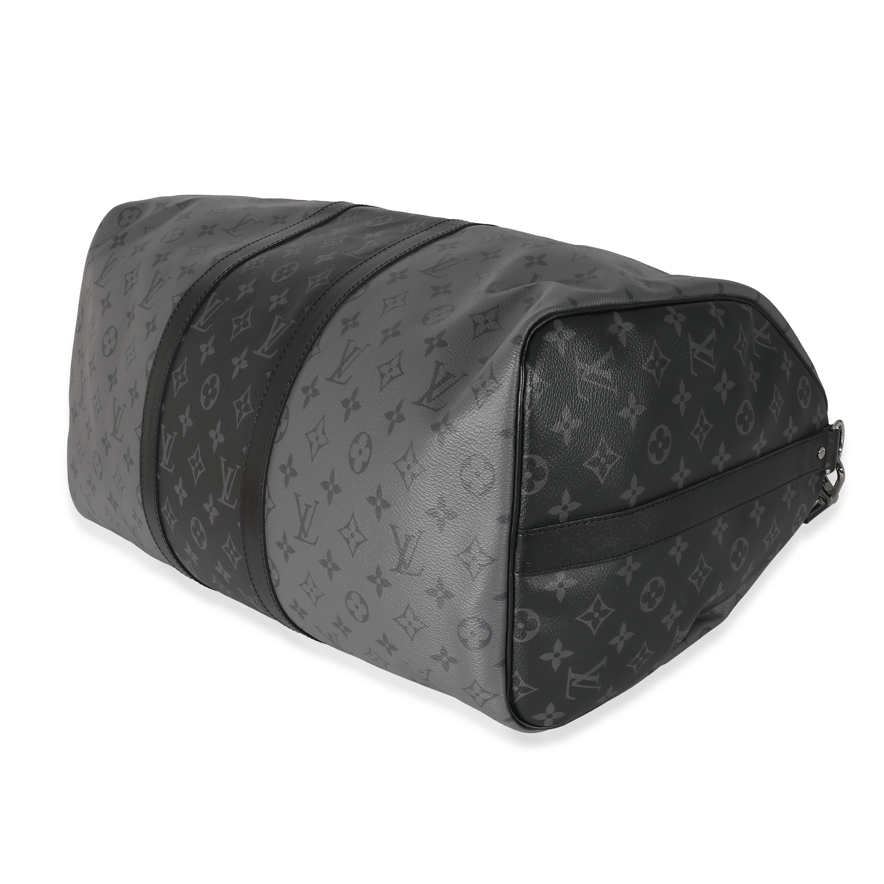 Louis Vuitton Reverse Monogram Eclipse Canvas Keepall Bandouliere 50 - Image 5