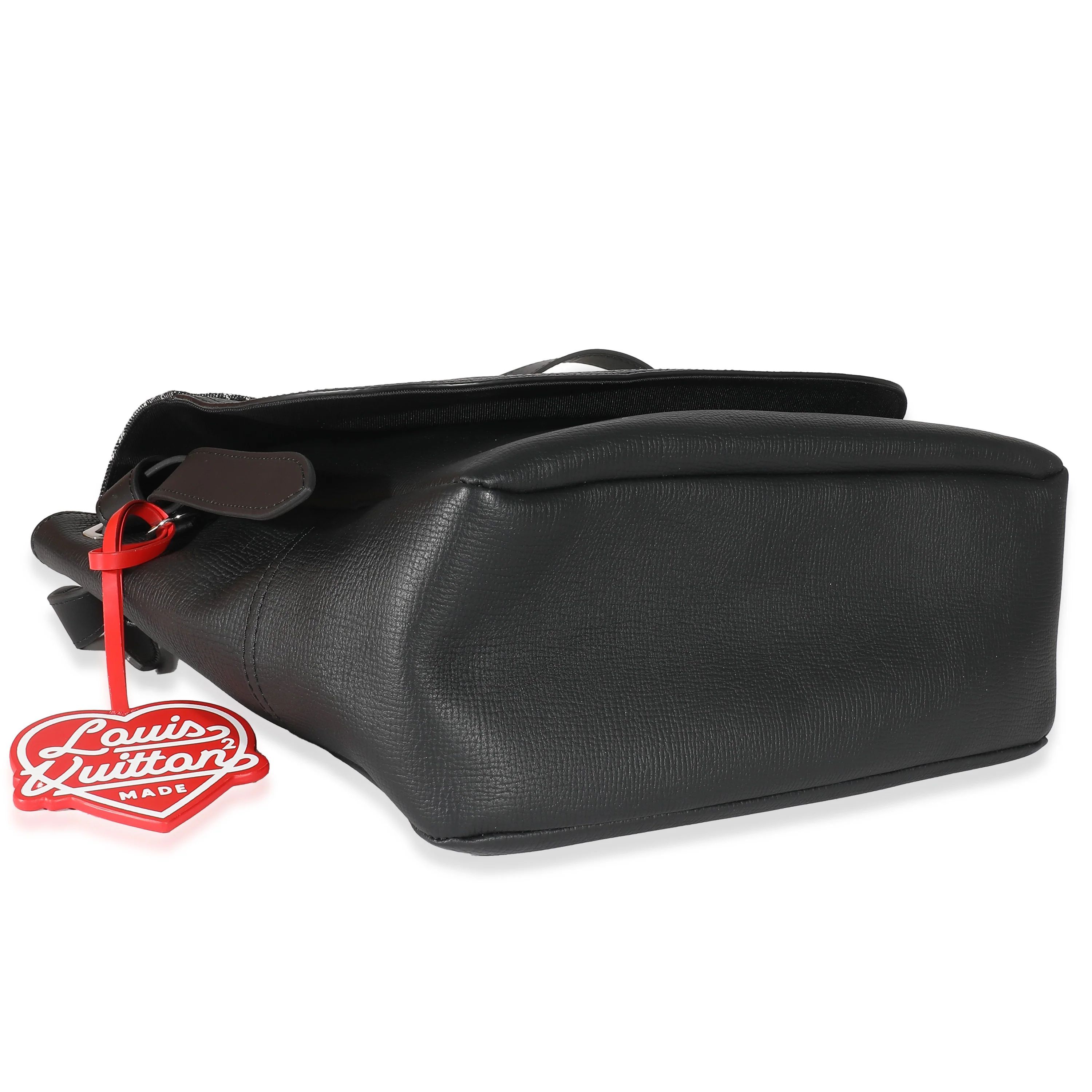 x Nigo Black Monogram Denim Taurillon Besace Tokyo Messenger - Image 6