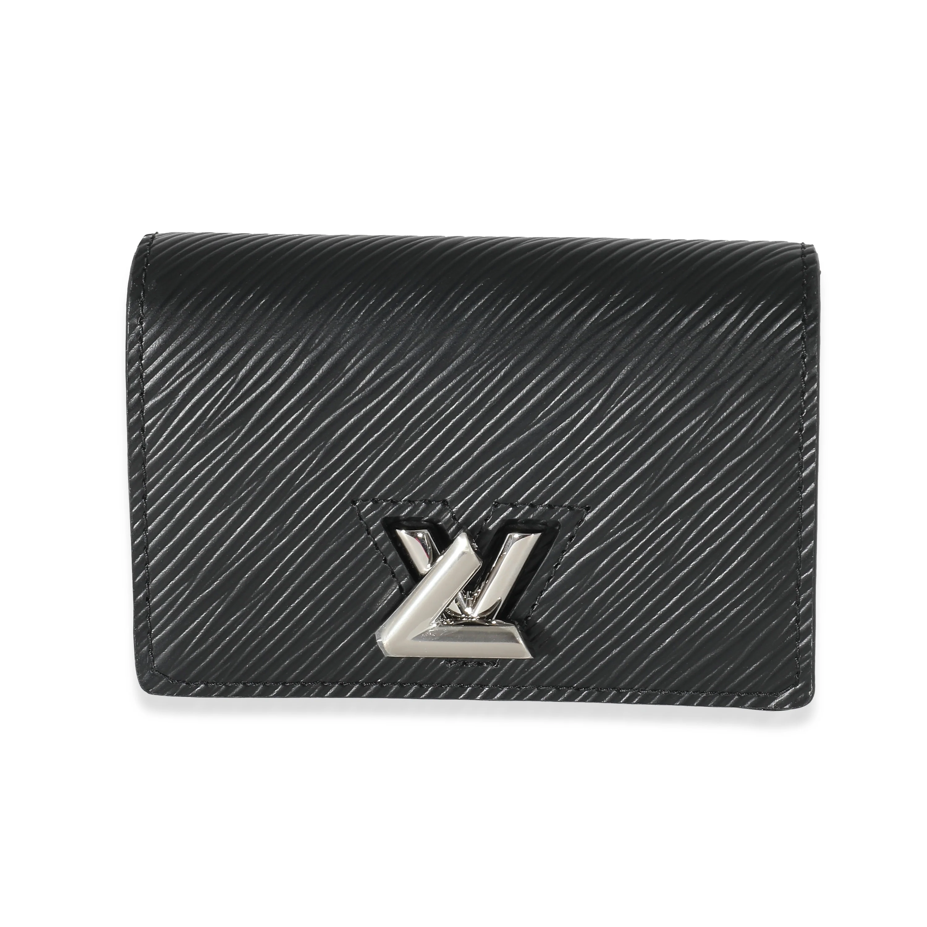 Louis Vuitton Black Epi Twist Multicartes Card Case