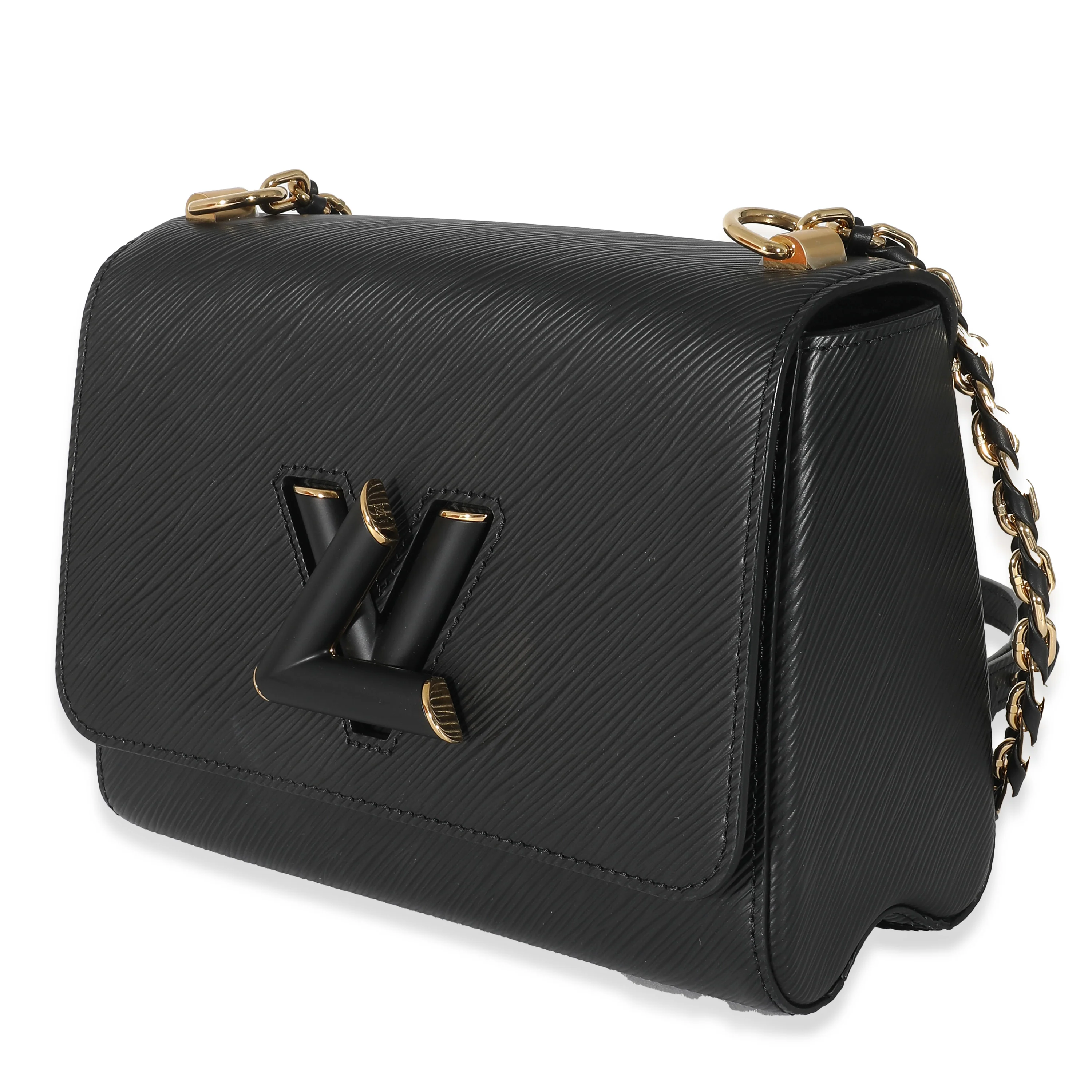 Louis Vuitton Gold Matte Black Epi Twist MM - Image 2