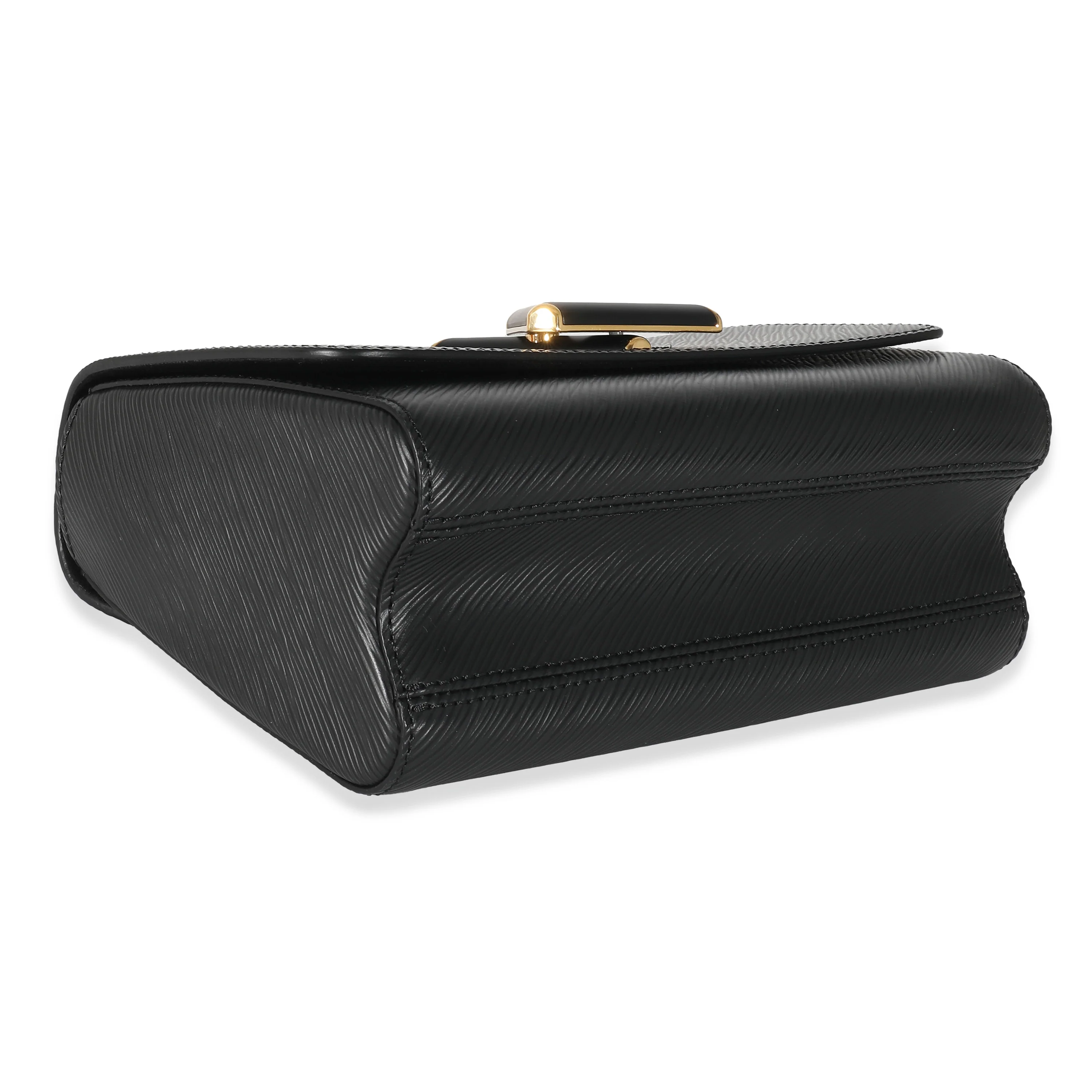 Louis Vuitton Gold Matte Black Epi Twist MM - Image 4