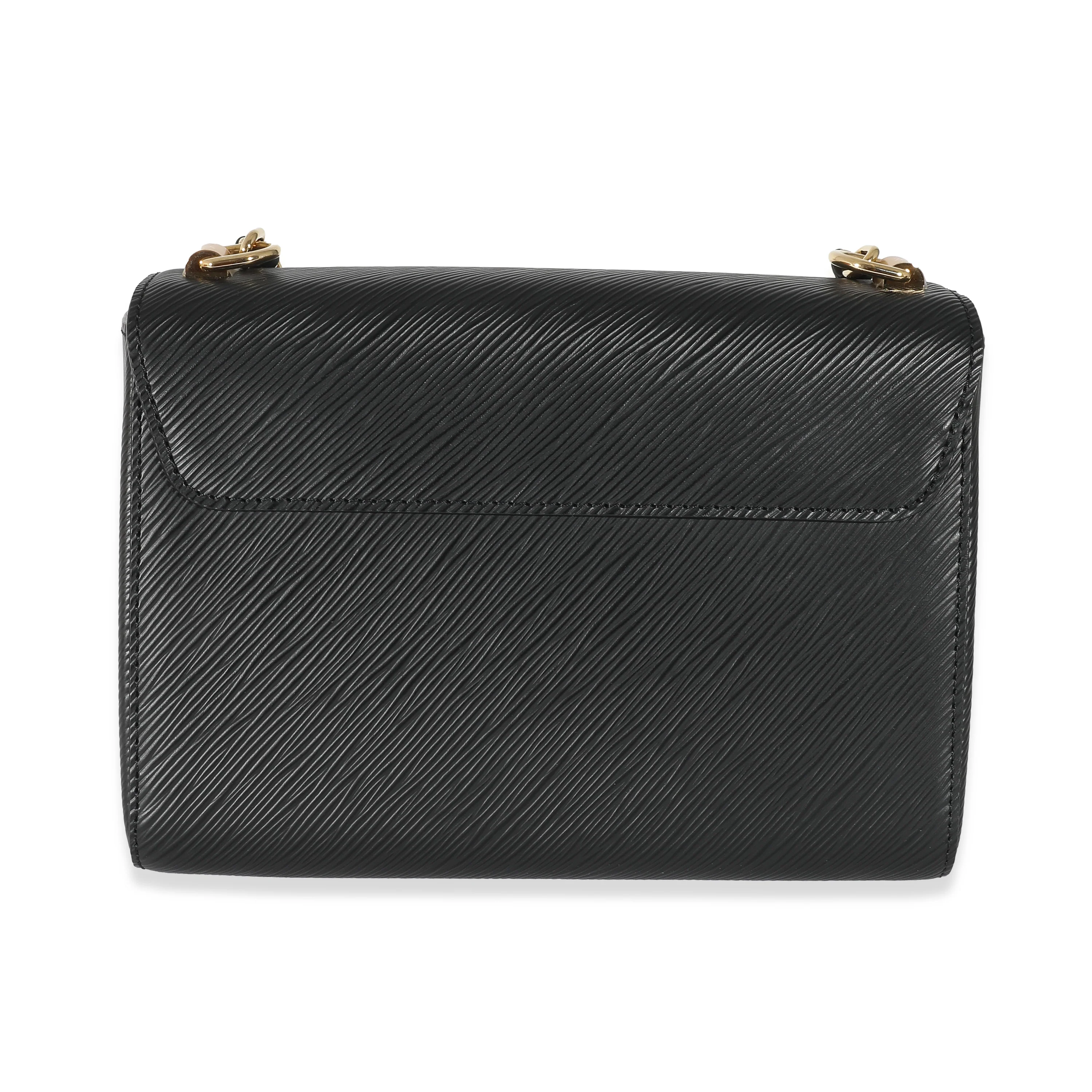 Louis Vuitton Gold Matte Black Epi Twist MM - Image 5