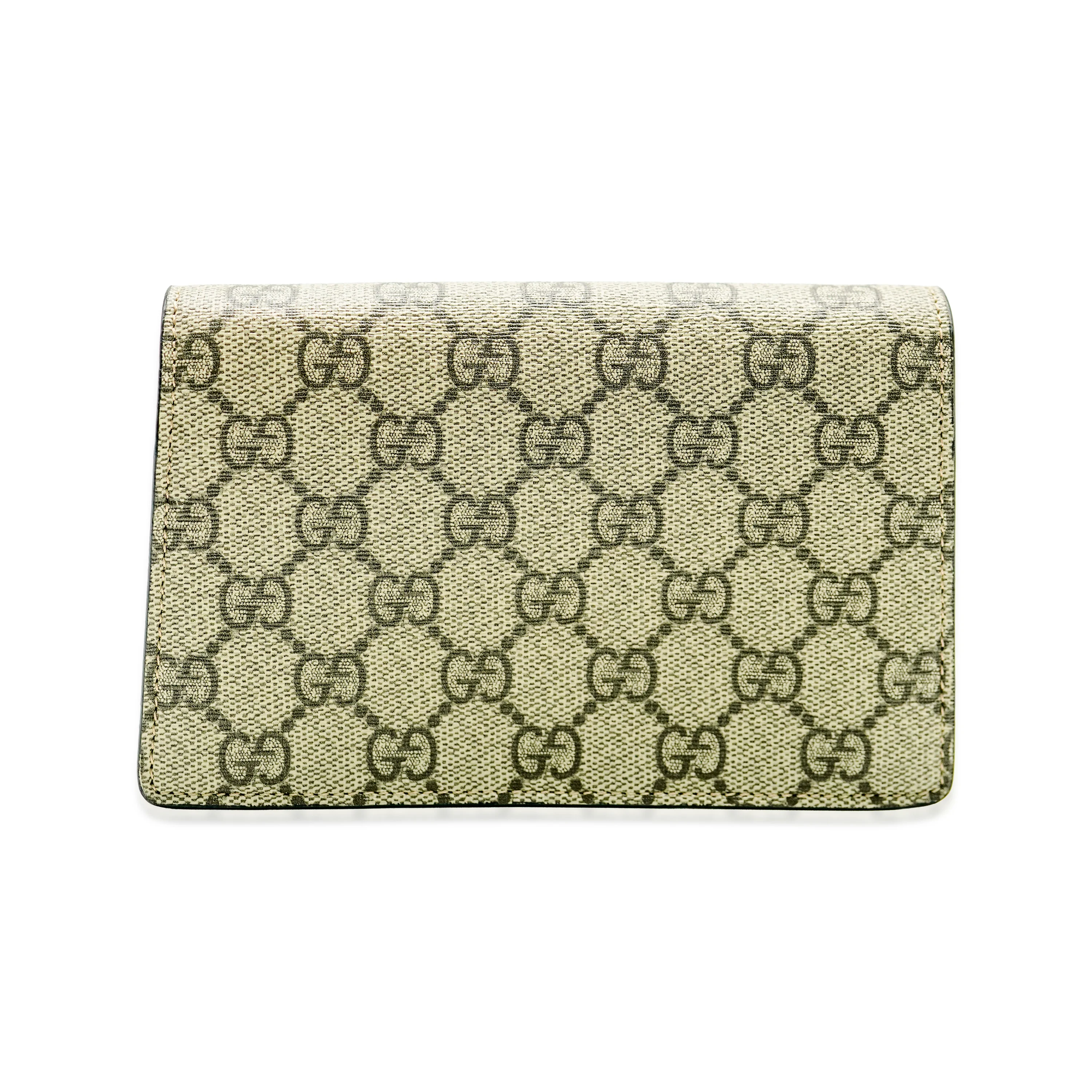 Gucci Beige GG Supreme Canvas Super Mini Dionysus Chain Bag - Image 11