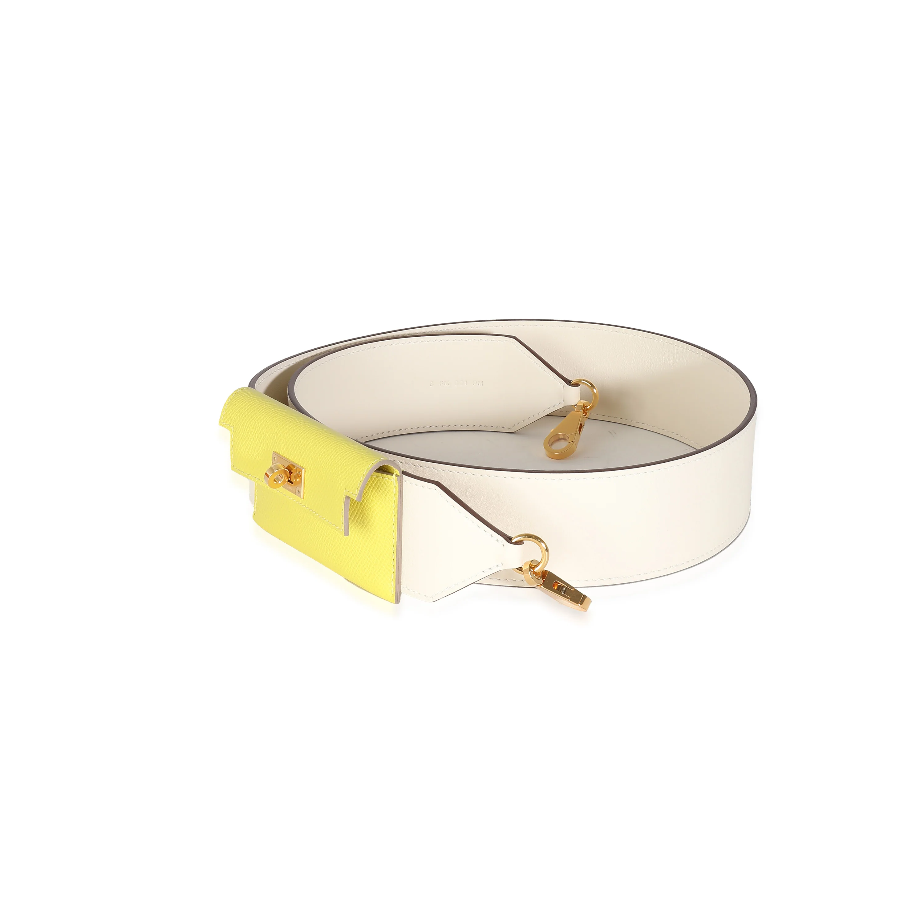 Hermès Nata Lime Epsom Swift Kelly Pocket Strap GHW - Image 3