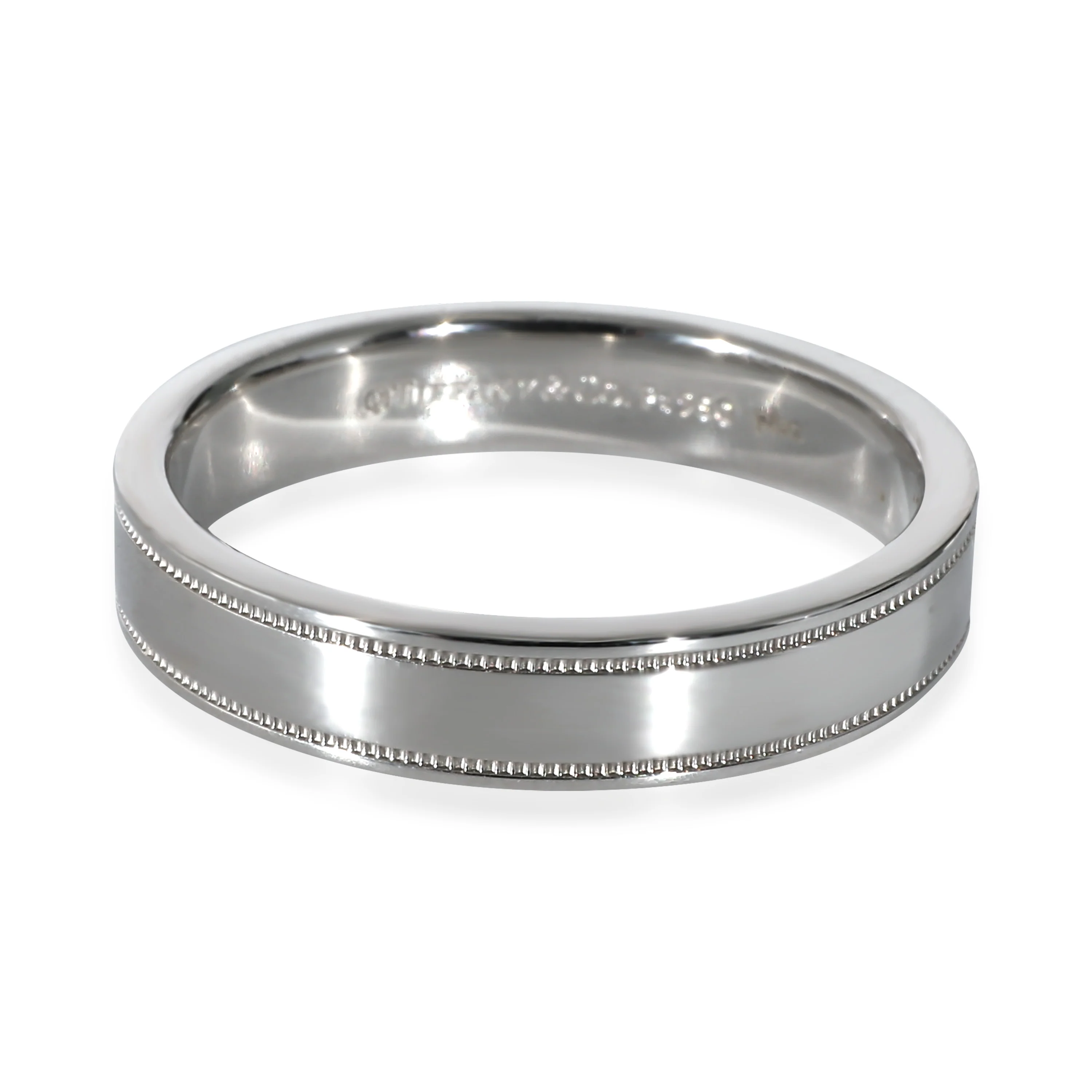Together Double Migrain Diamond Band in Platinum 0.01 CTW - Image 3