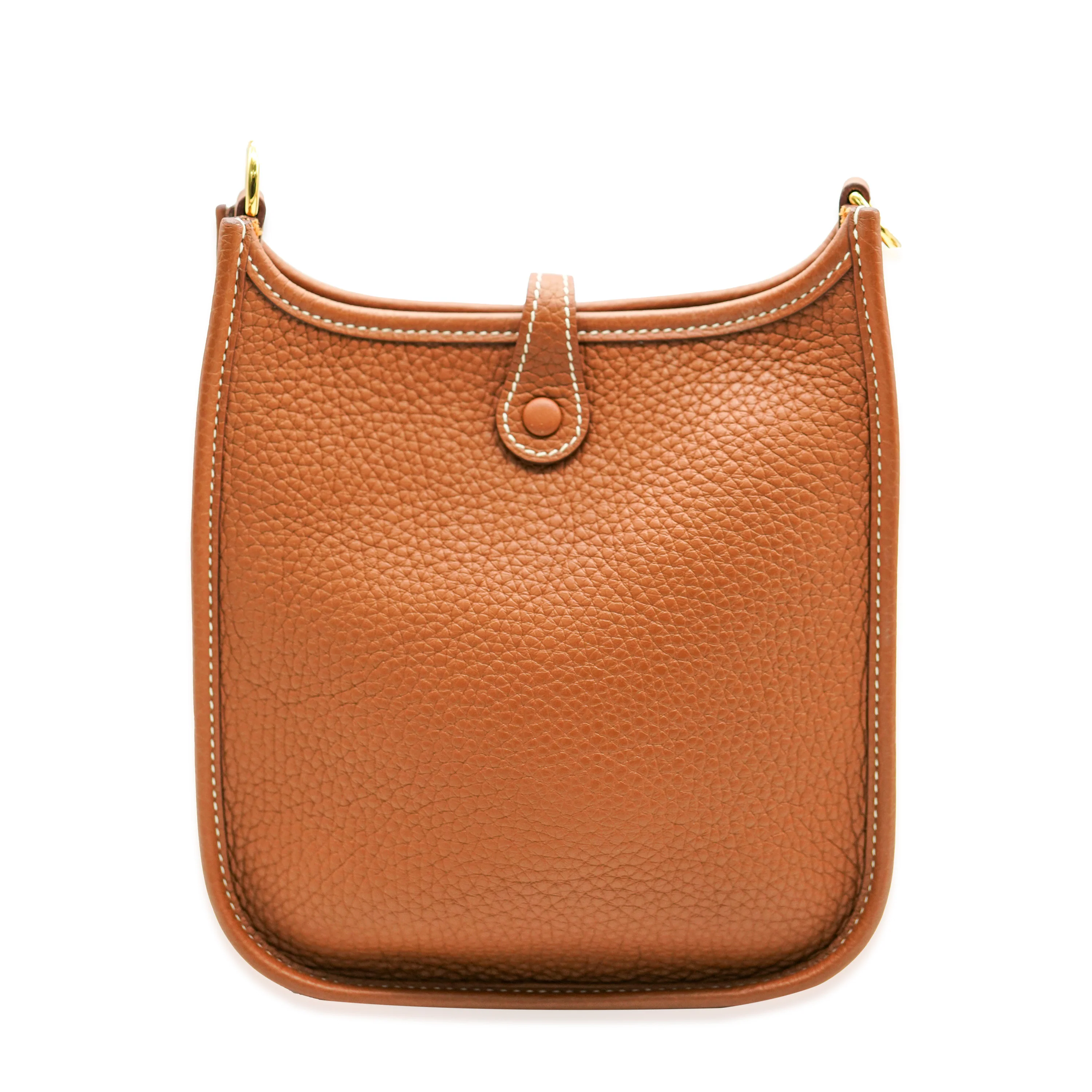 Hermès Gold Clemence Mini Evelyne TPM GHW - Image 2