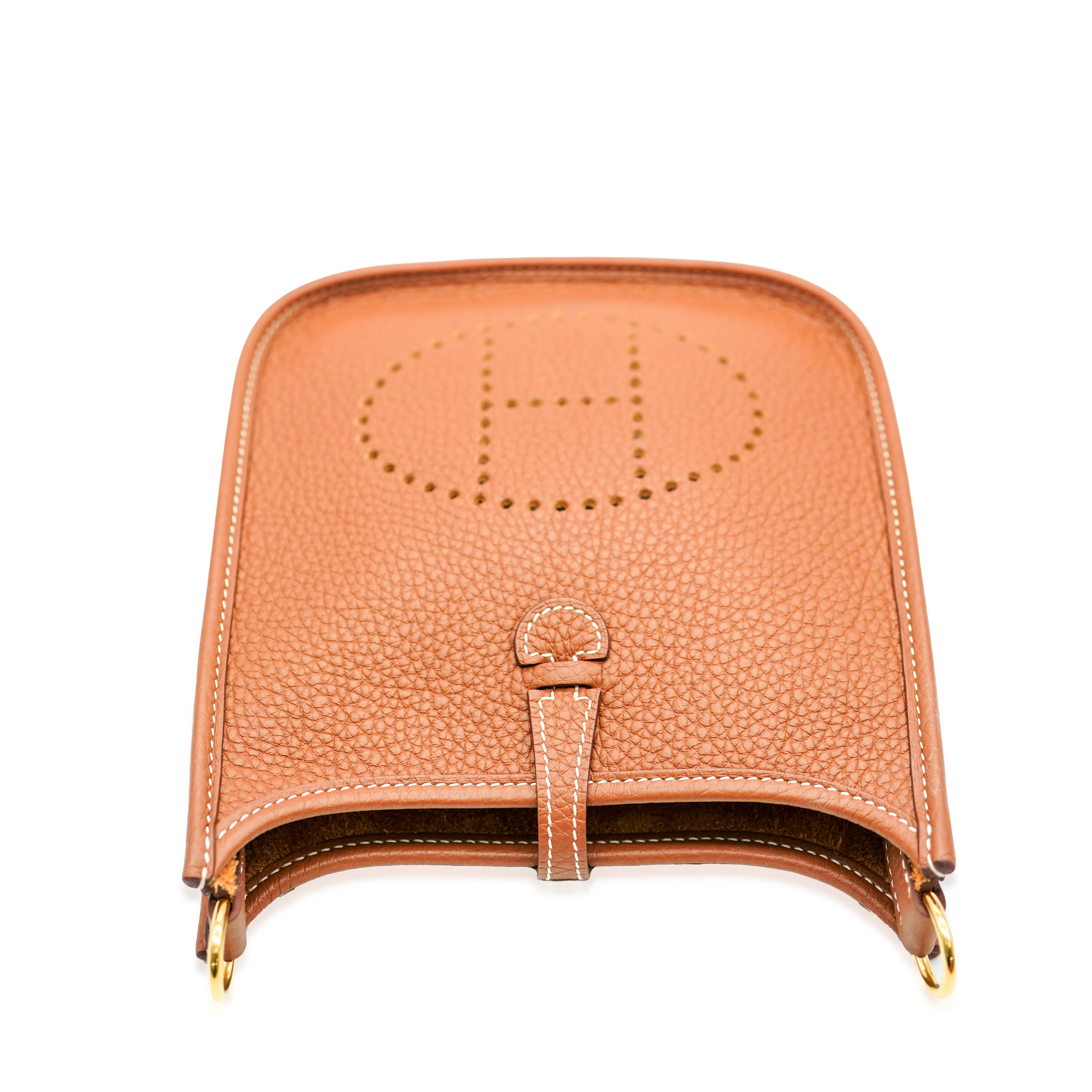 Hermès Gold Clemence Mini Evelyne TPM GHW - Image 5