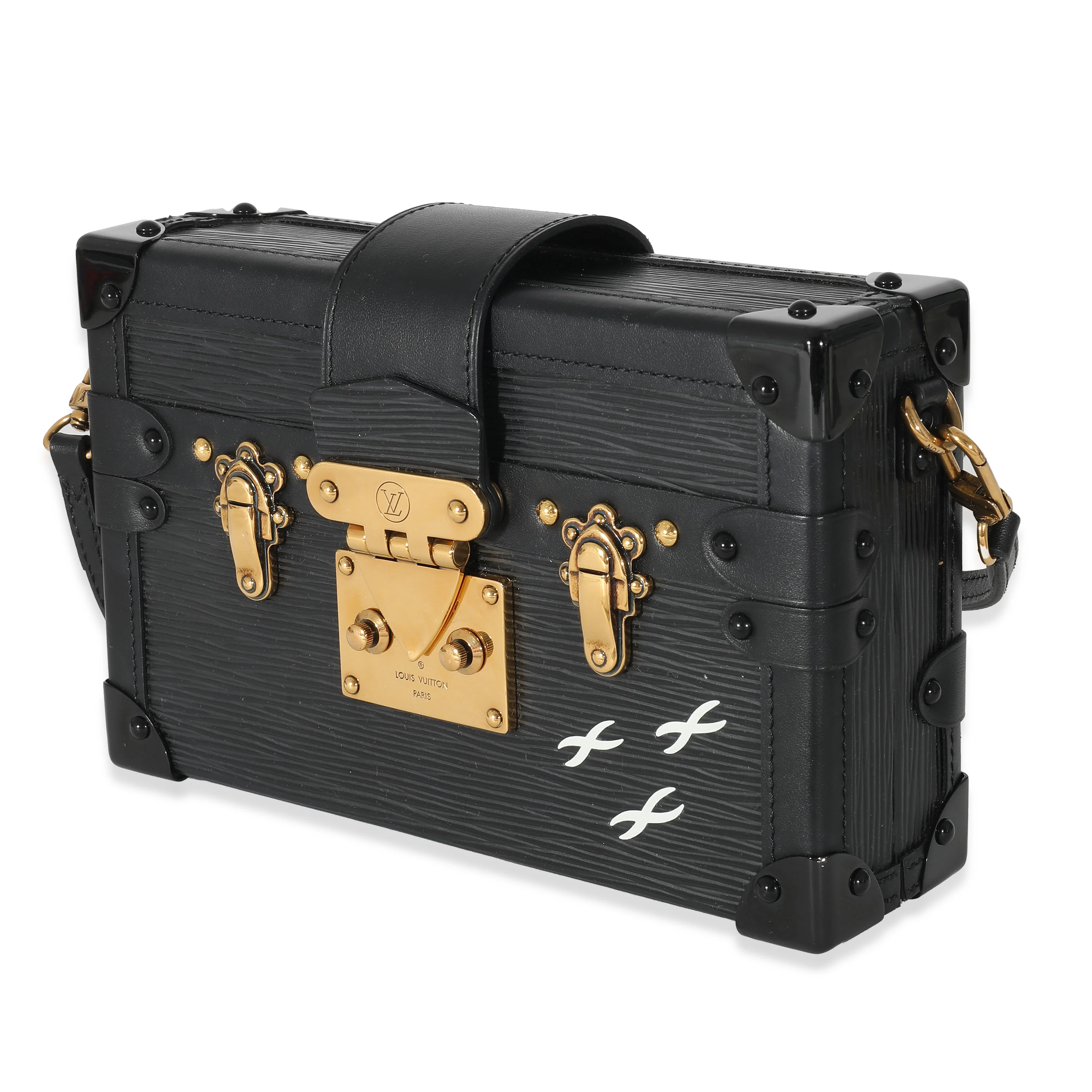 Louis Vuitton Black Epi Petite Malle - Image 2